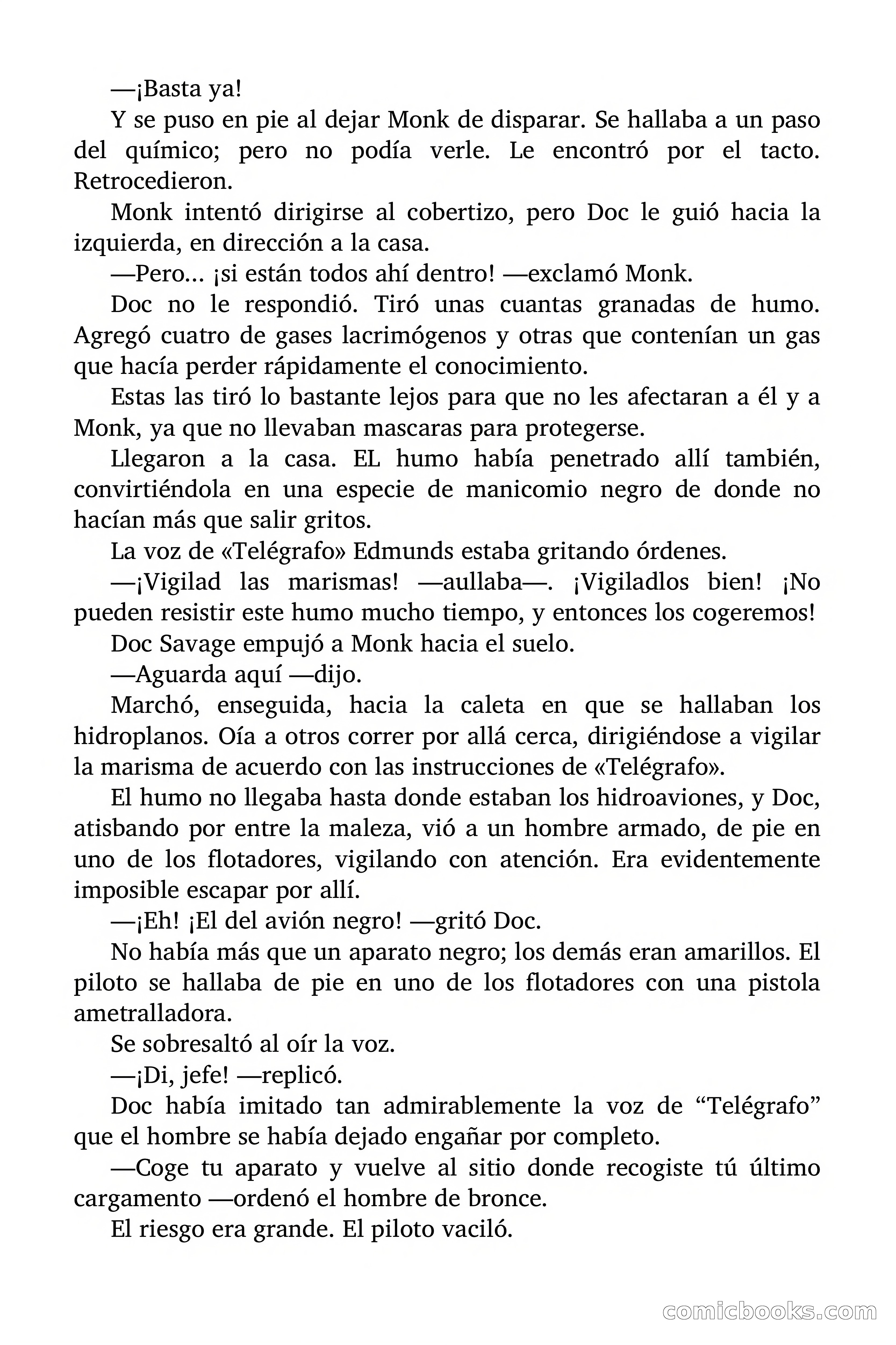 Doc Savage: Legión de Fantasmas — page 108 of 159