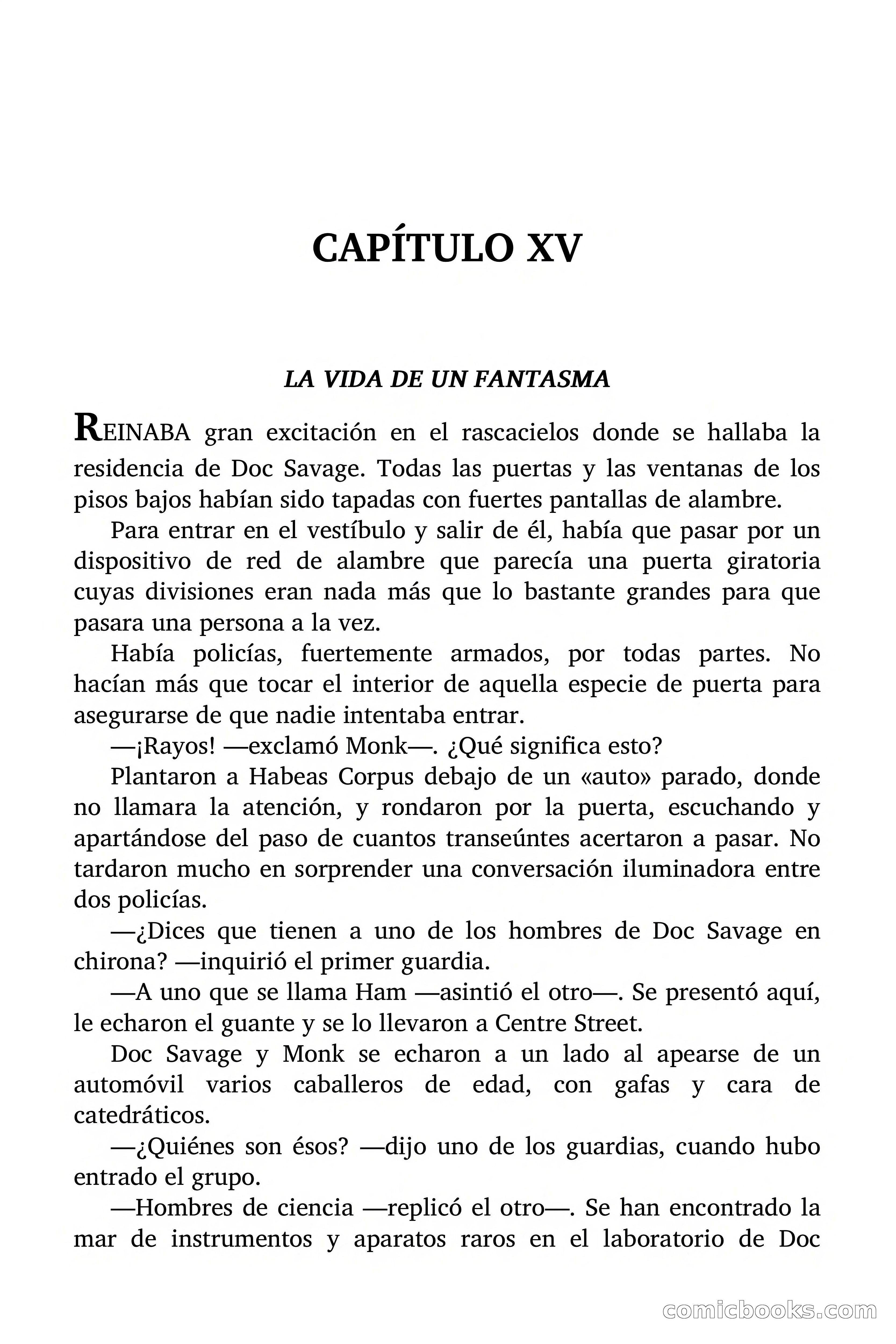Doc Savage: Legión de Fantasmas — page 124 of 159
