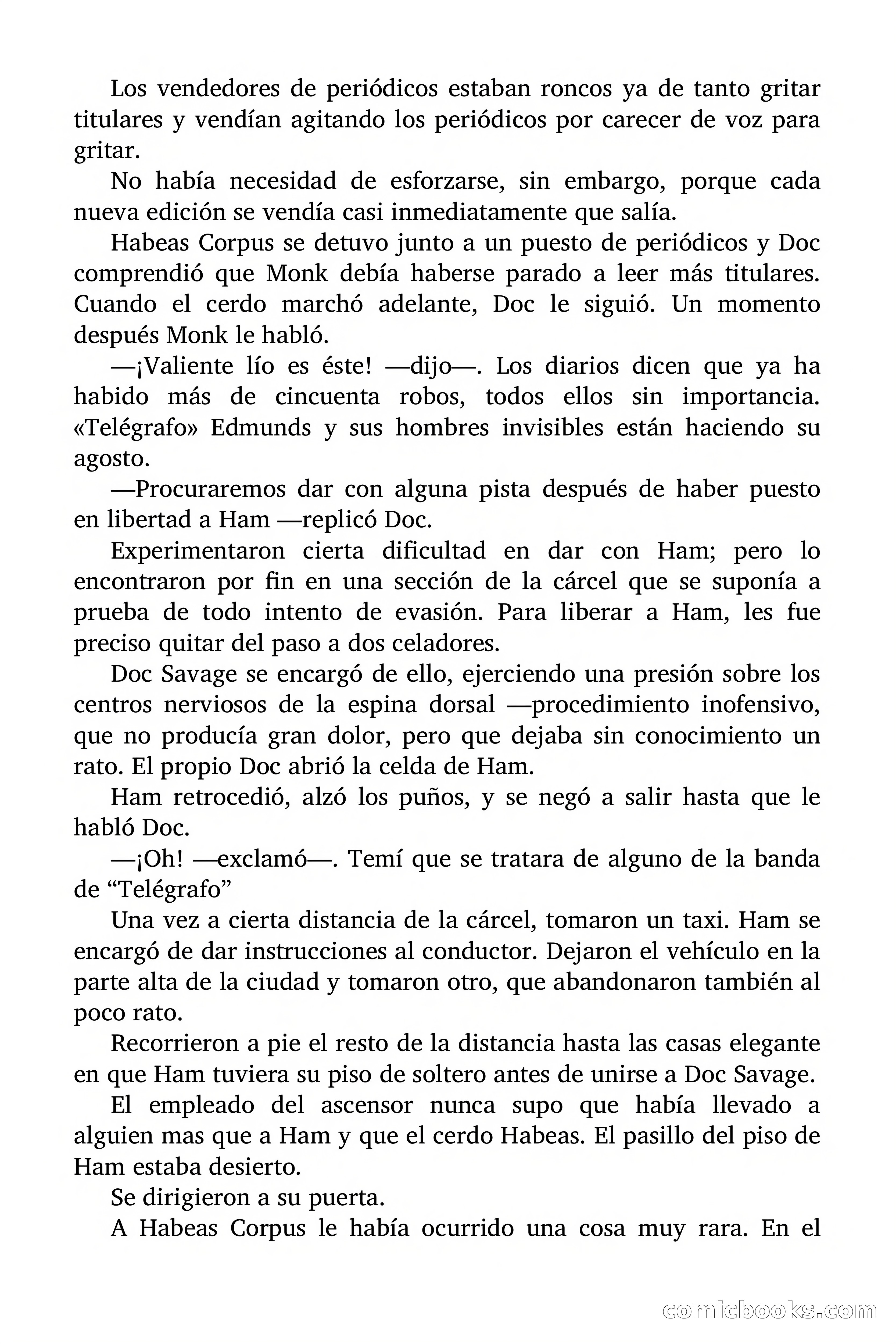 Doc Savage: Legión de Fantasmas — page 126 of 159