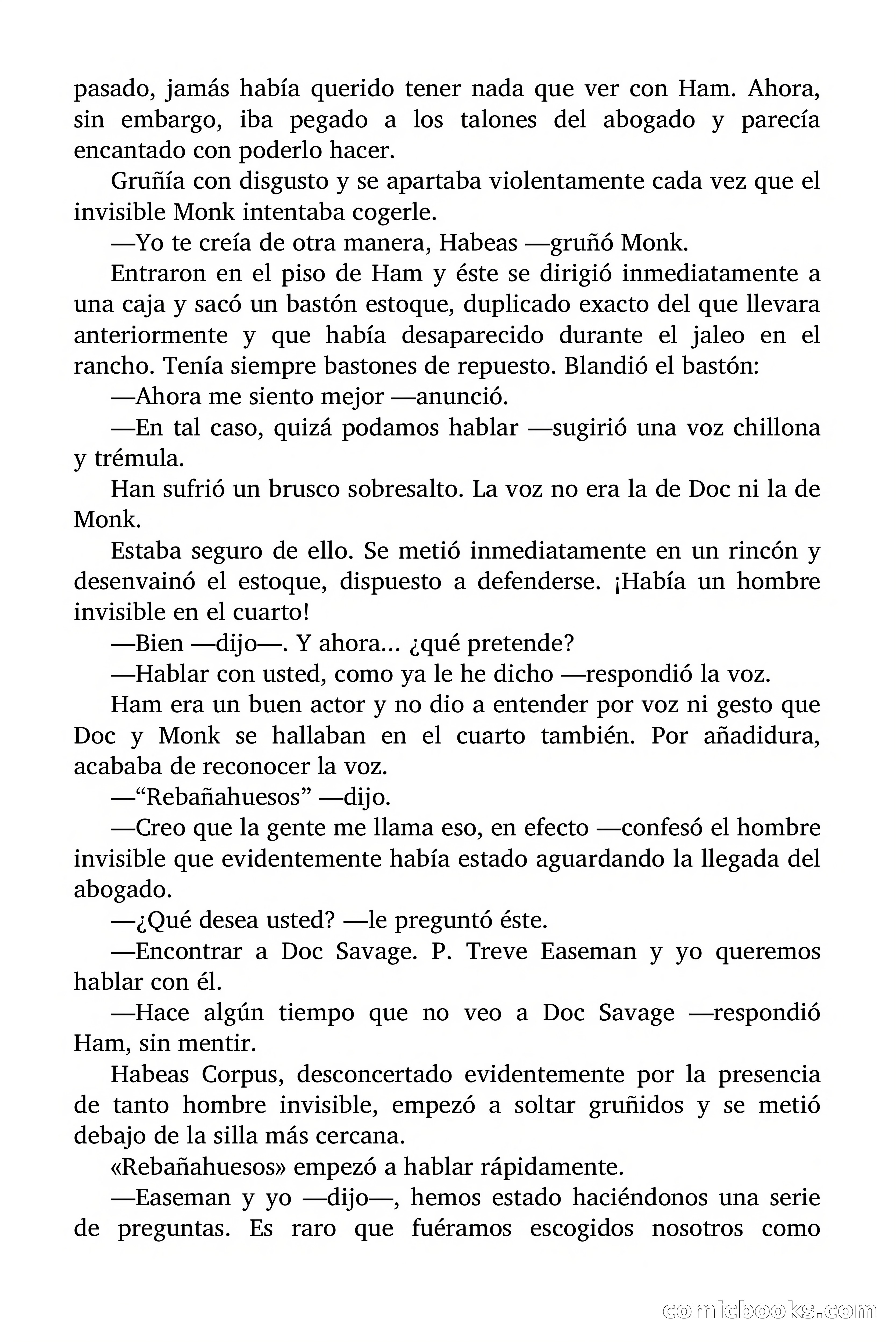 Doc Savage: Legión de Fantasmas — page 127 of 159