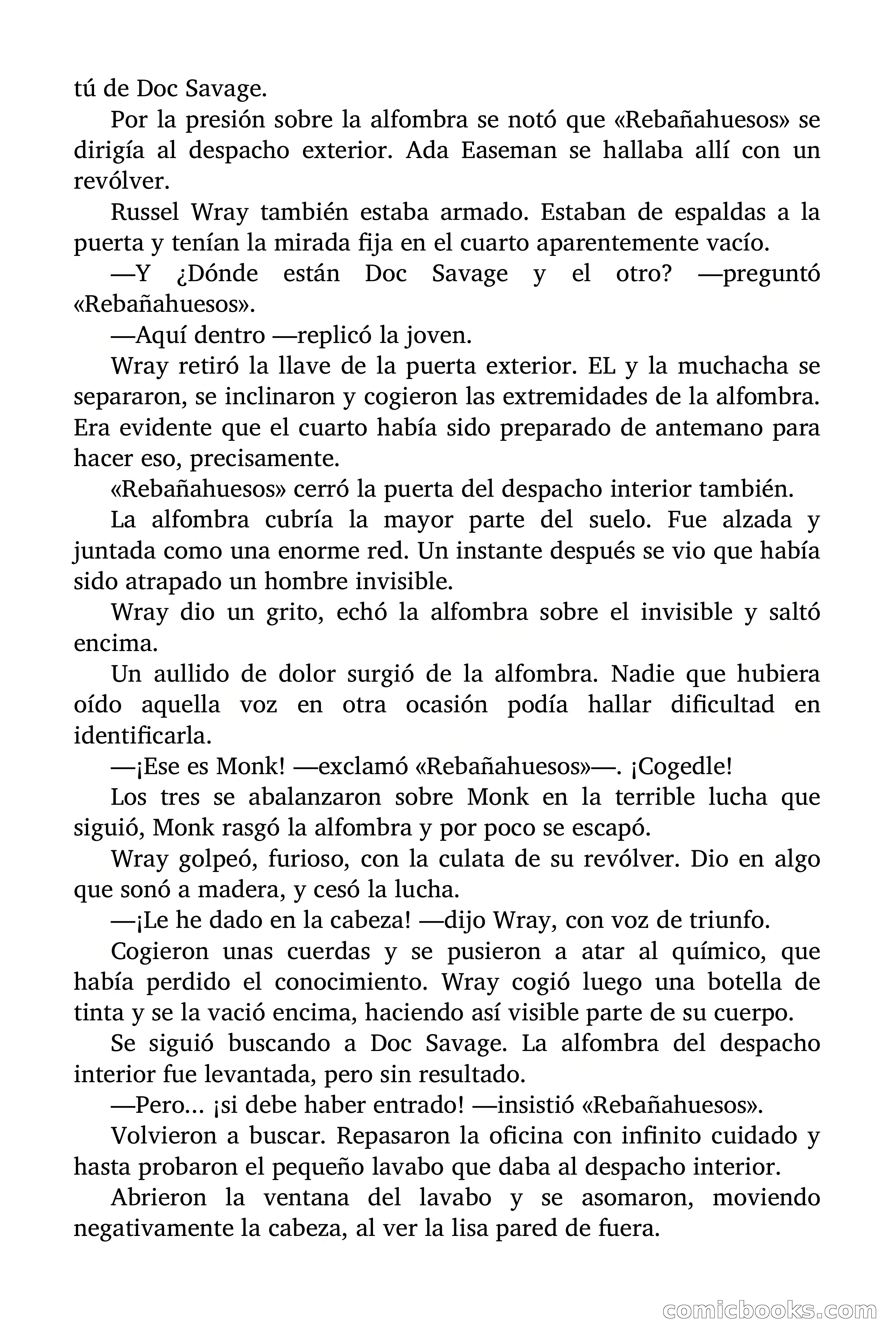 Doc Savage: Legión de Fantasmas — page 130 of 159
