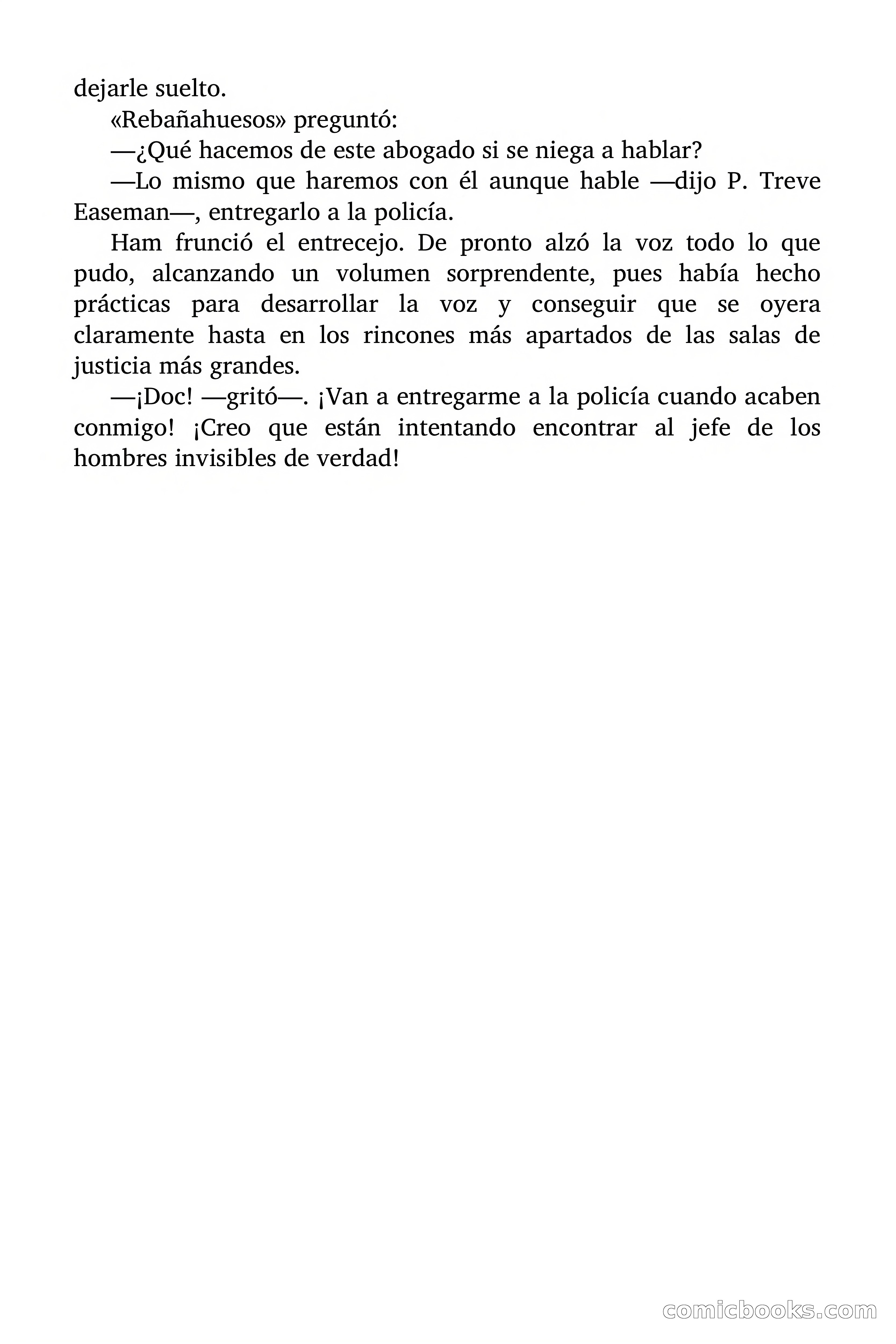 Doc Savage: Legión de Fantasmas — page 132 of 159