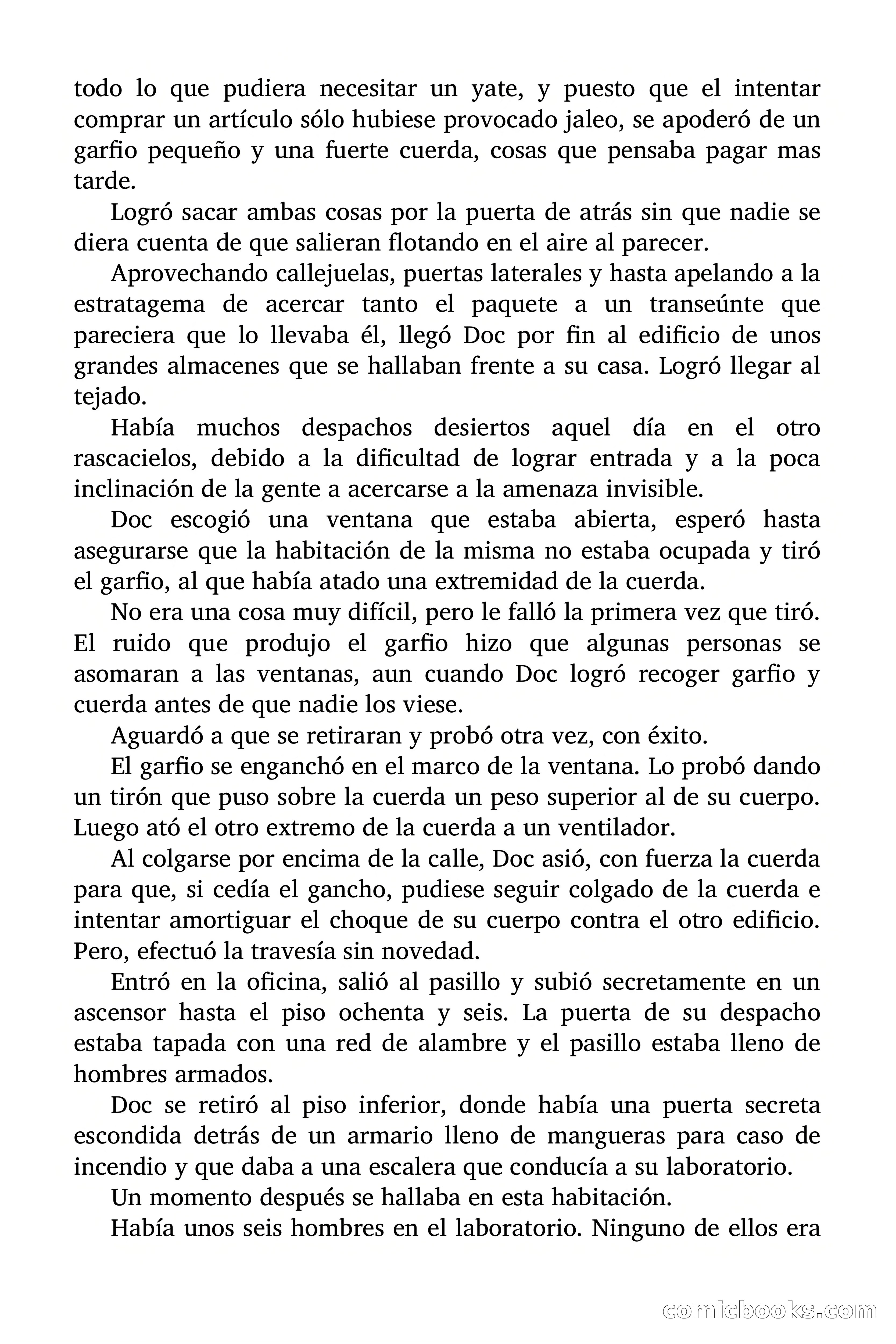 Doc Savage: Legión de Fantasmas — page 135 of 159