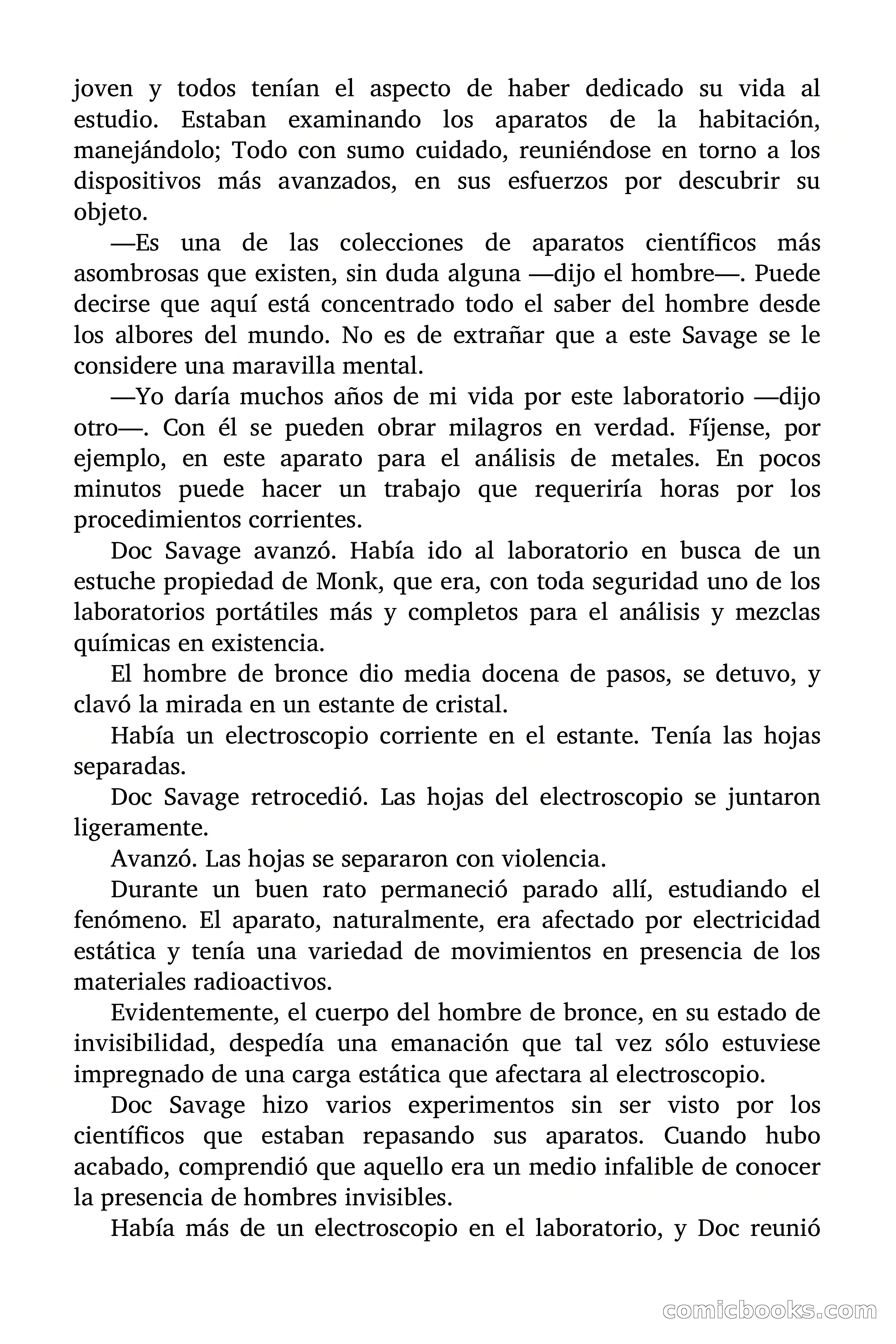 Doc Savage: Legión de Fantasmas — page 136 of 159