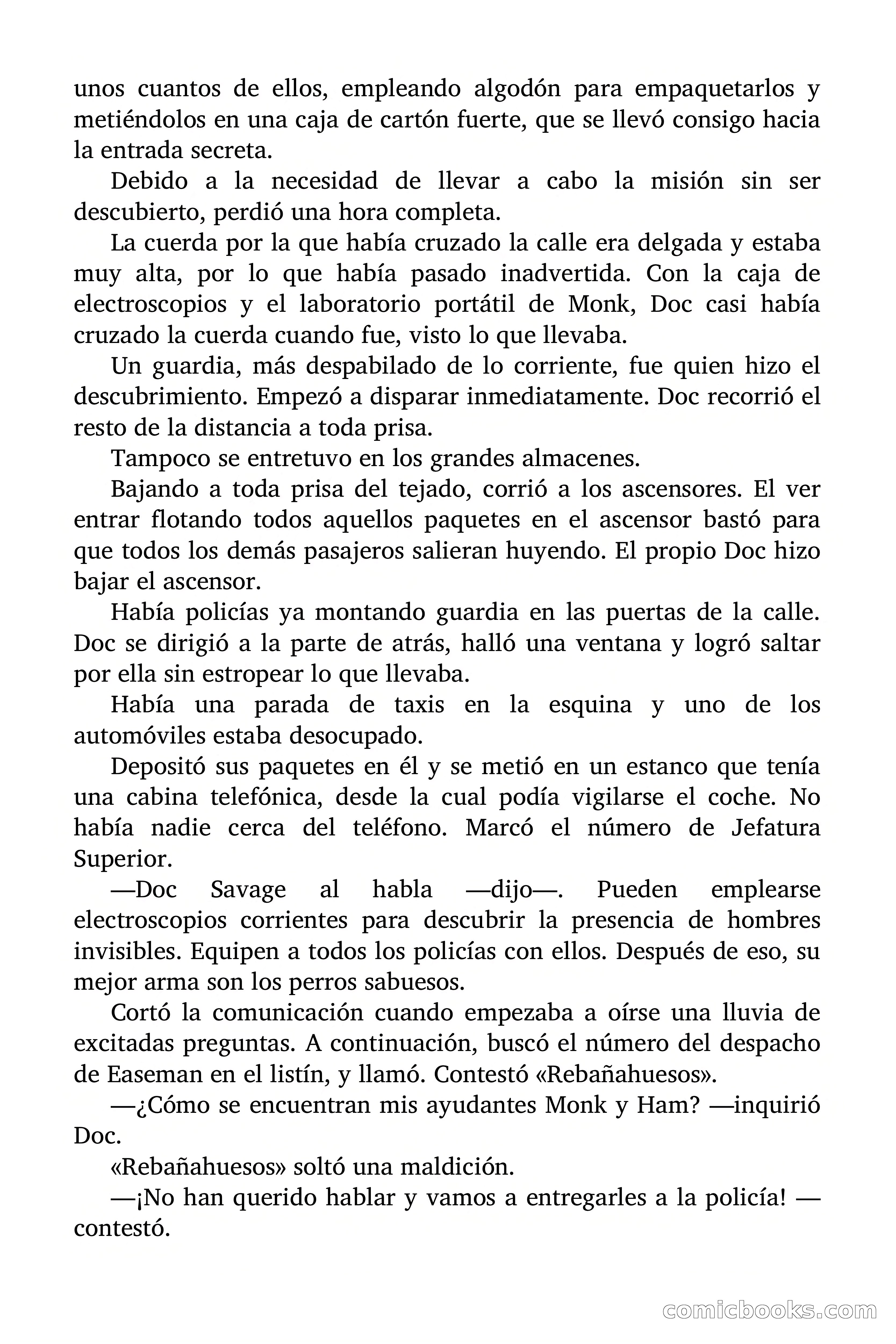 Doc Savage: Legión de Fantasmas — page 137 of 159