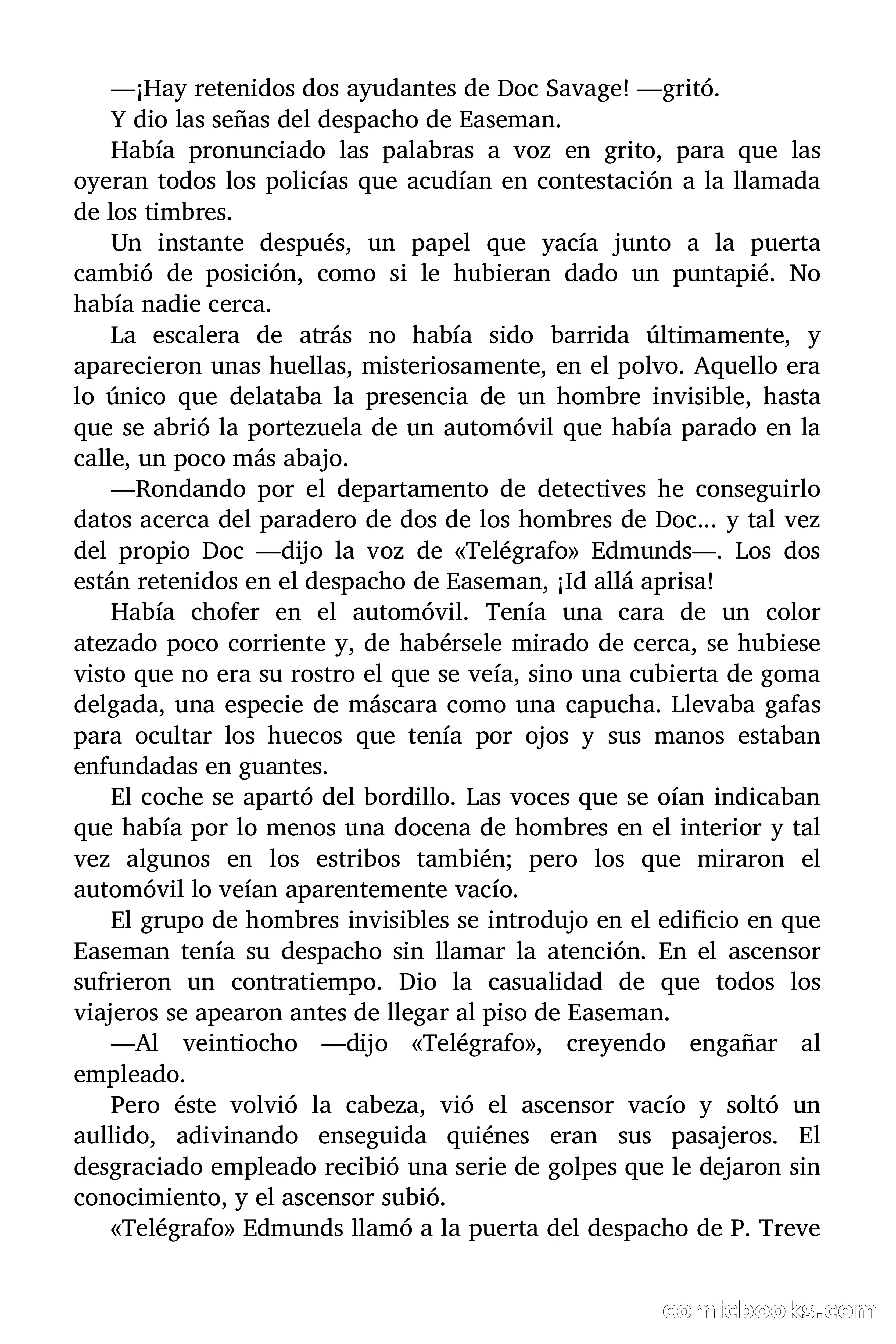Doc Savage: Legión de Fantasmas — page 140 of 159