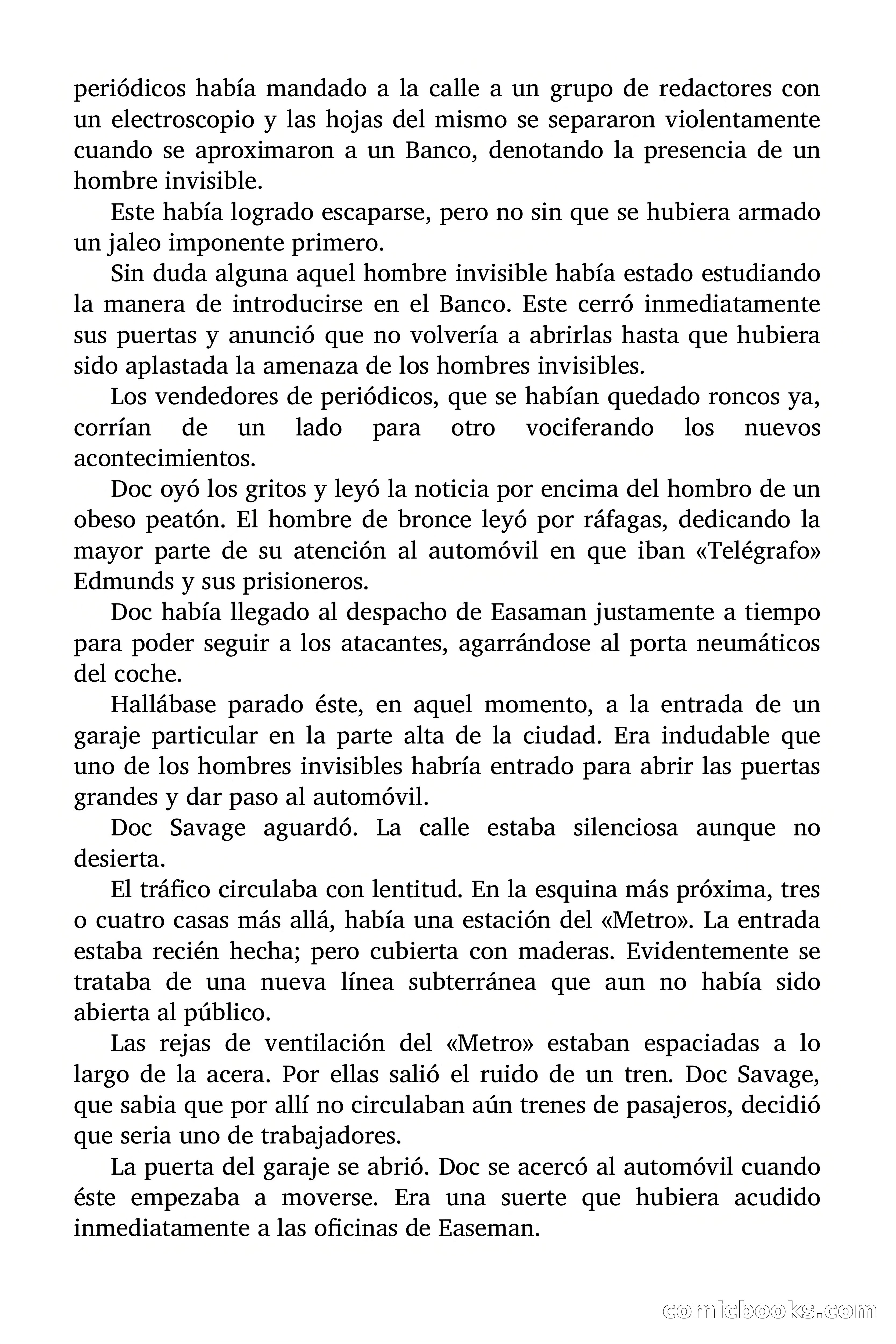 Doc Savage: Legión de Fantasmas — page 142 of 159