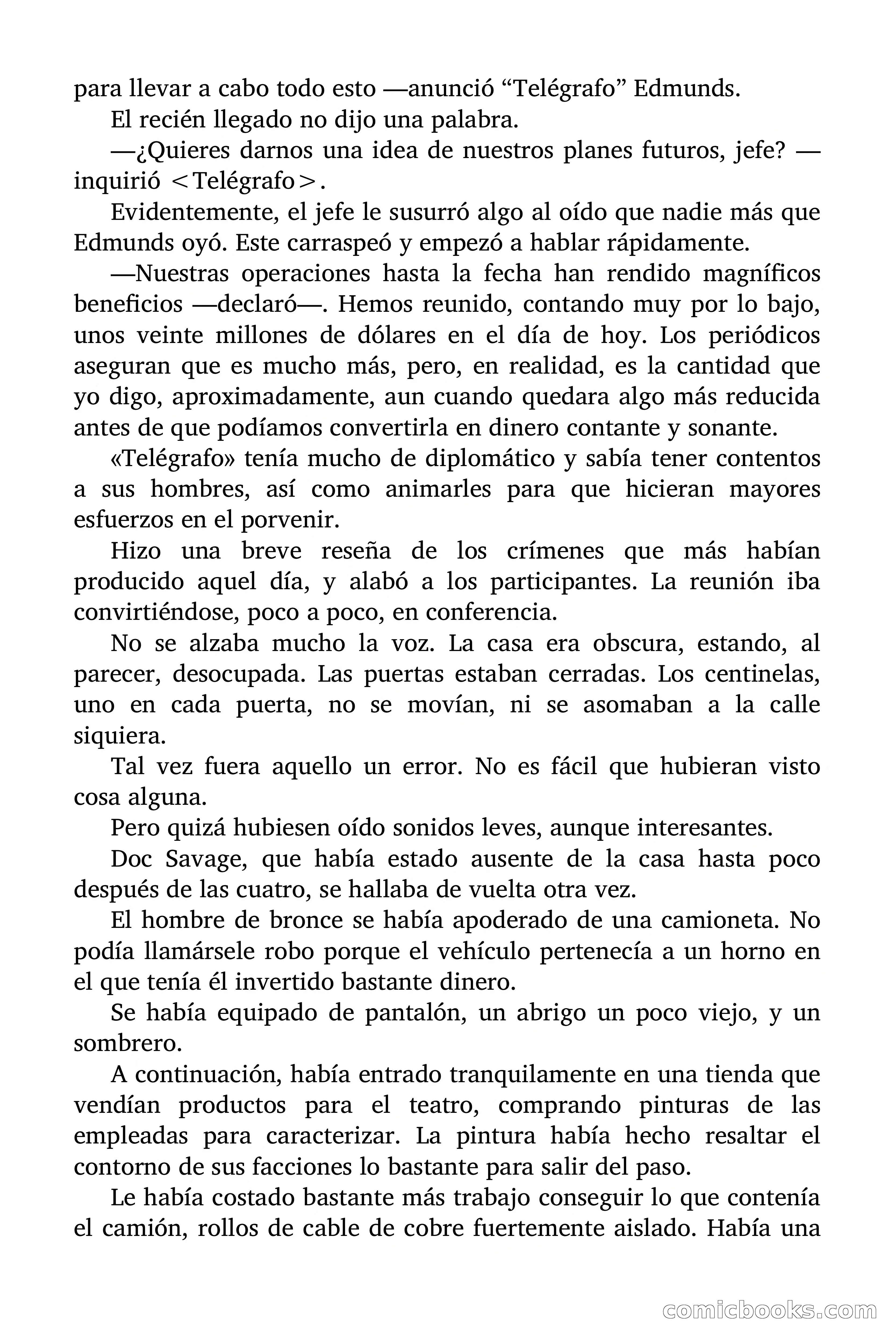 Doc Savage: Legión de Fantasmas — page 147 of 159