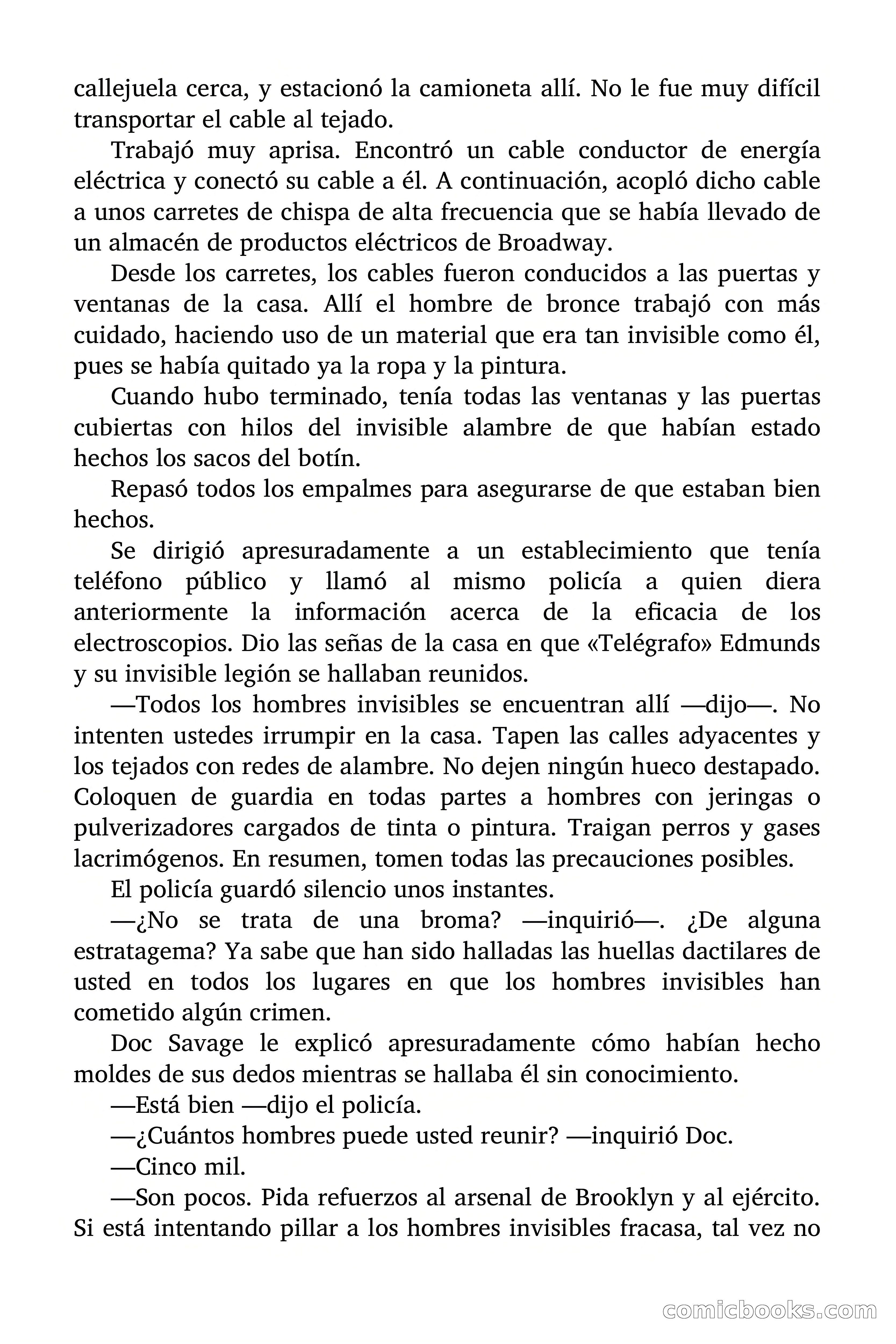Doc Savage: Legión de Fantasmas — page 148 of 159