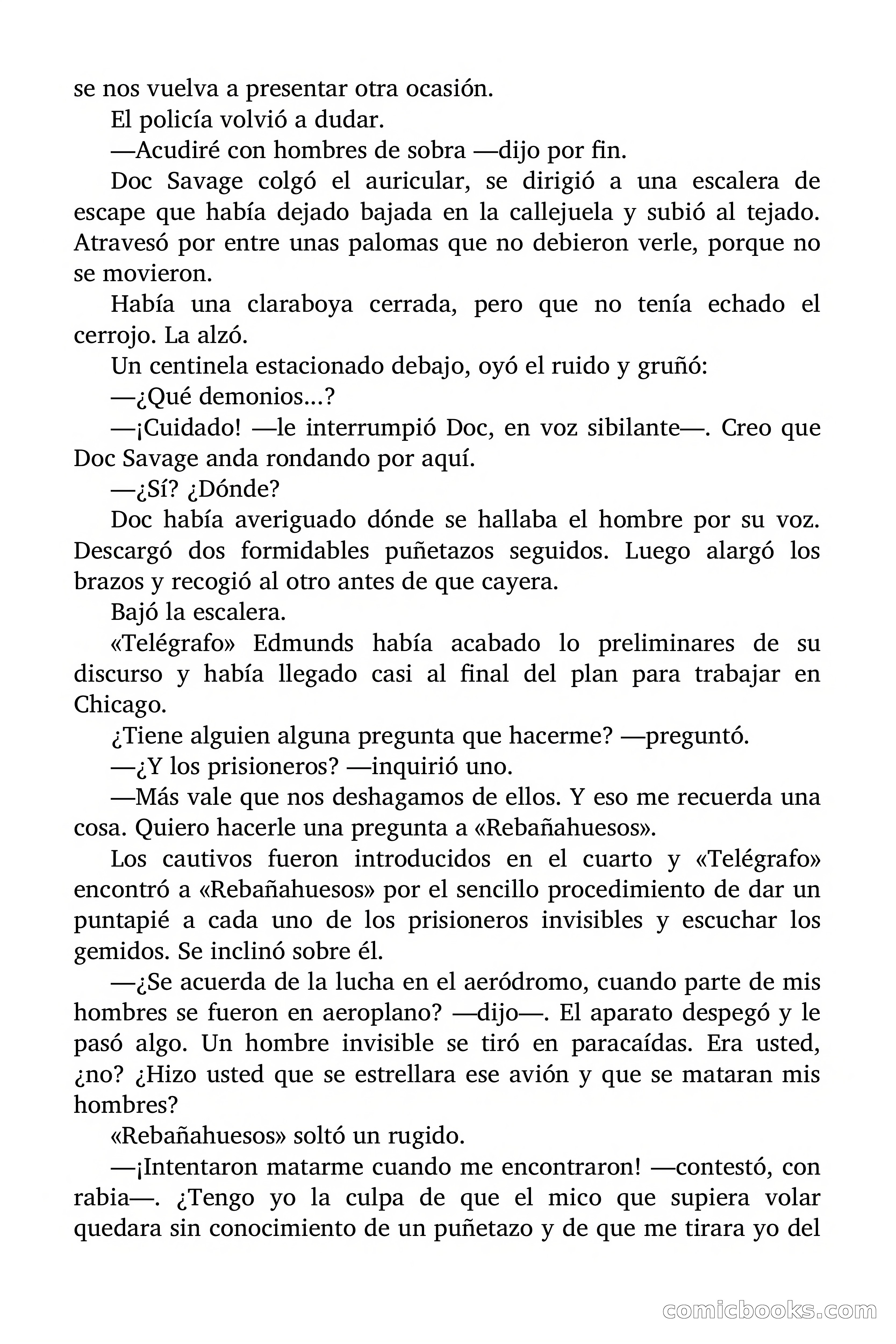 Doc Savage: Legión de Fantasmas — page 149 of 159