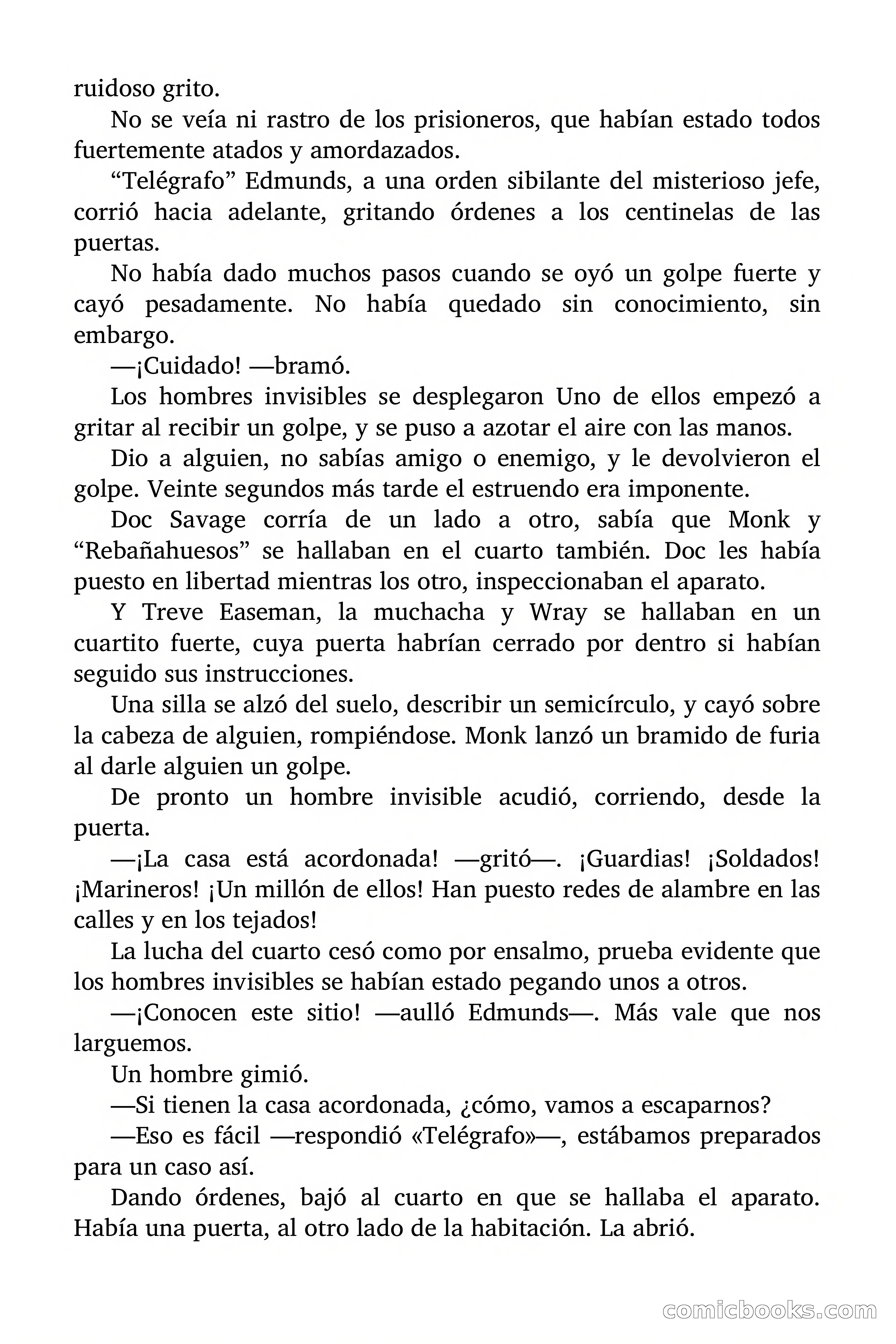 Doc Savage: Legión de Fantasmas — page 151 of 159
