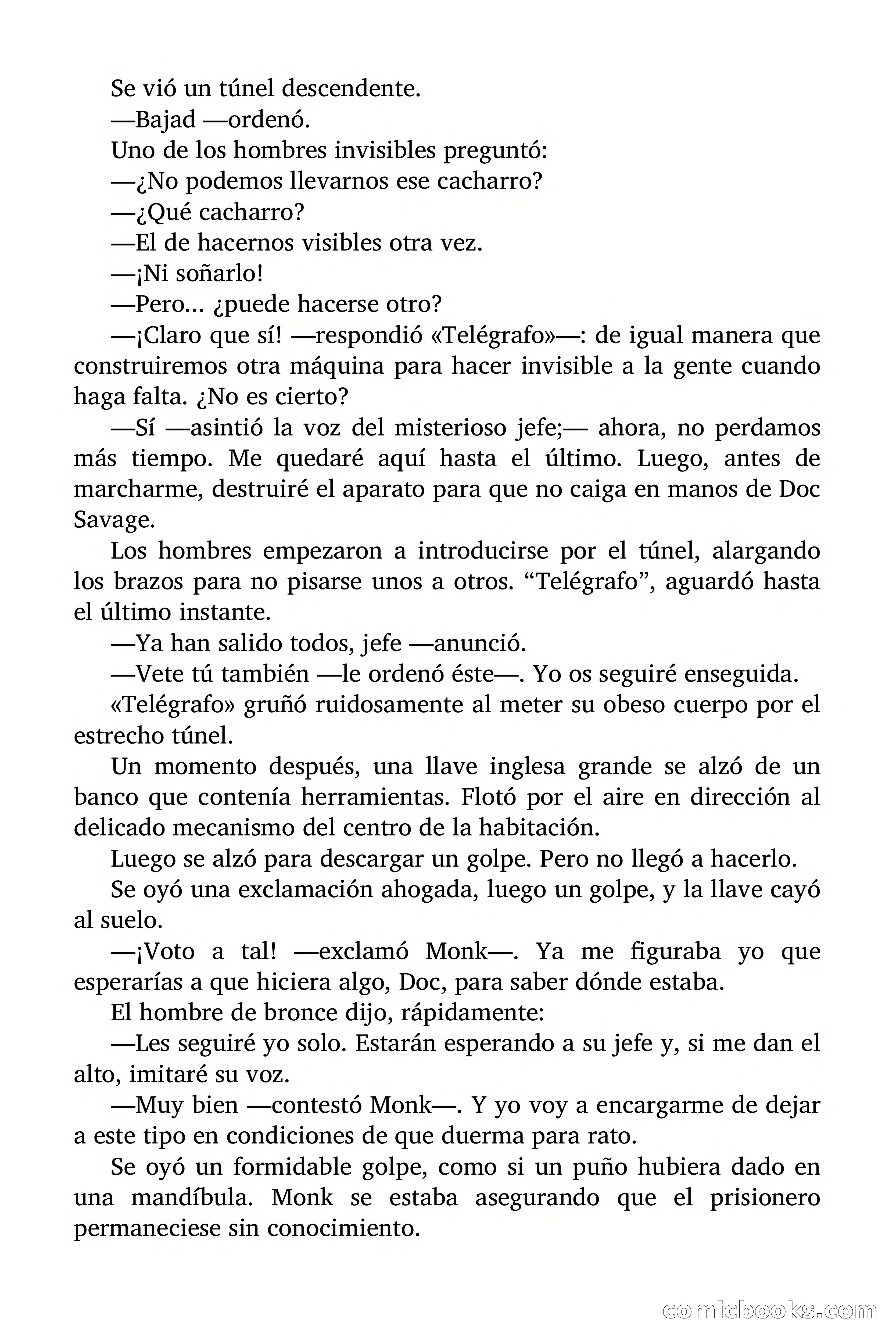 Doc Savage: Legión de Fantasmas — page 152 of 159