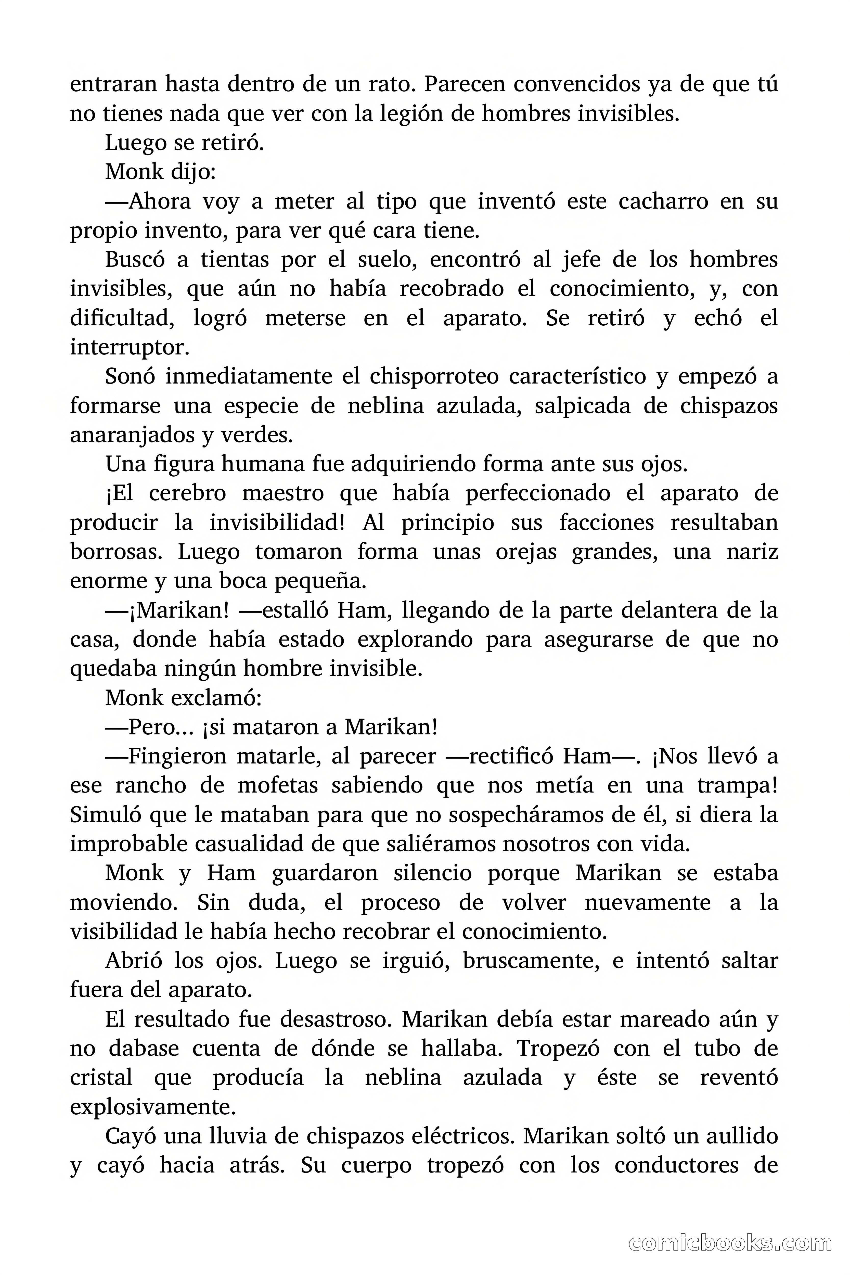 Doc Savage: Legión de Fantasmas — page 157 of 159