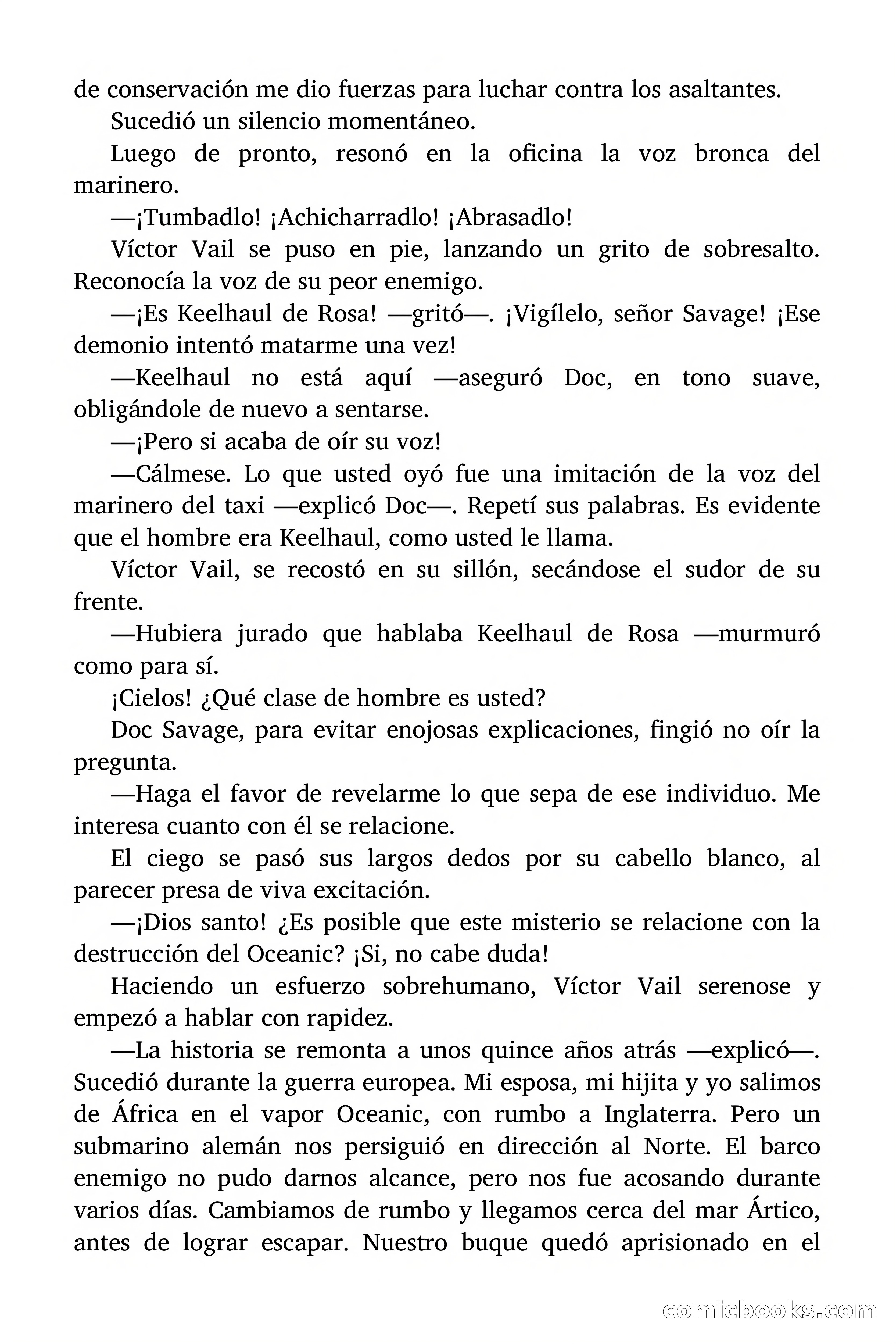 Doc Savage: El tesoro del polo — page 19 of 178
