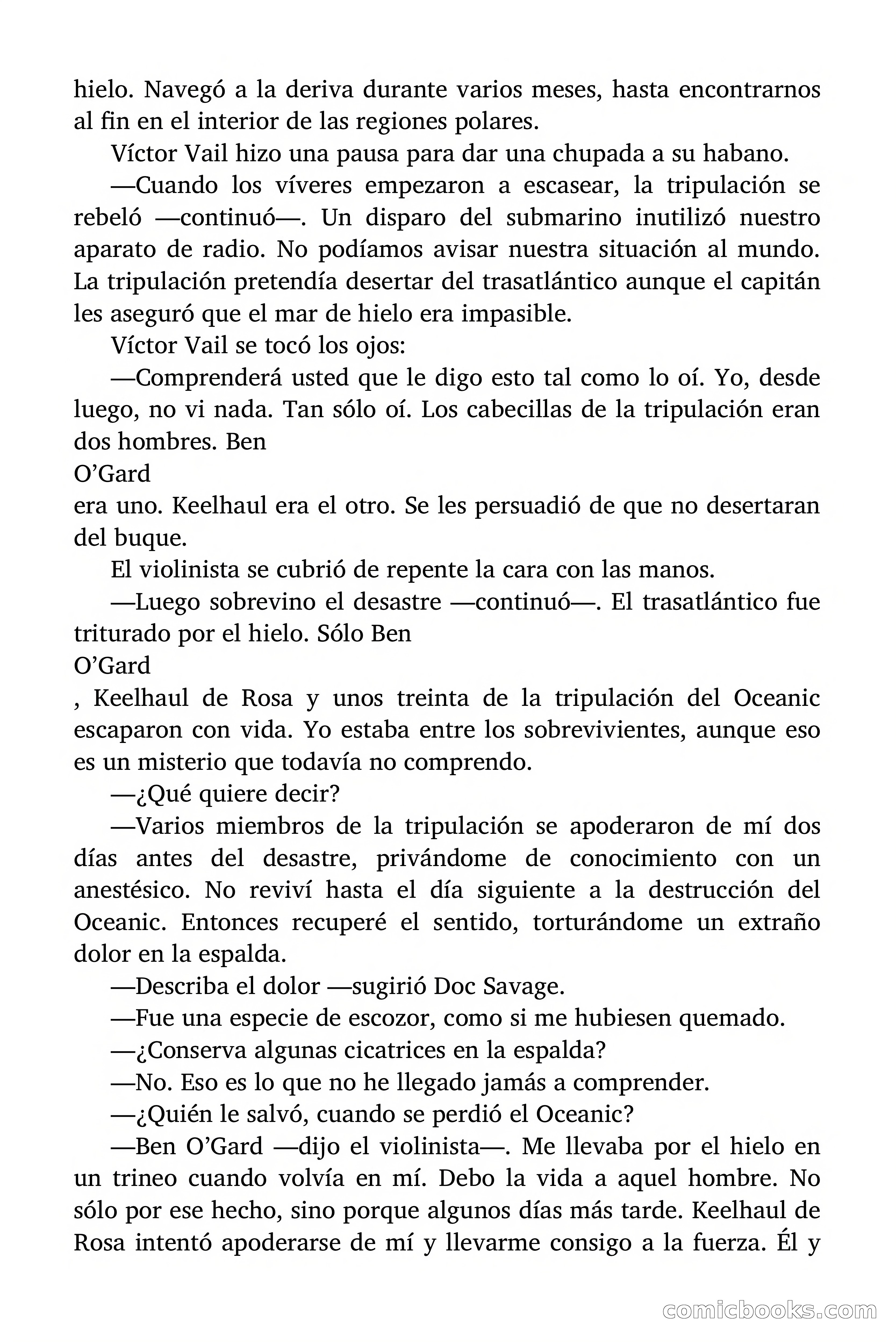 Doc Savage: El tesoro del polo — page 20 of 178