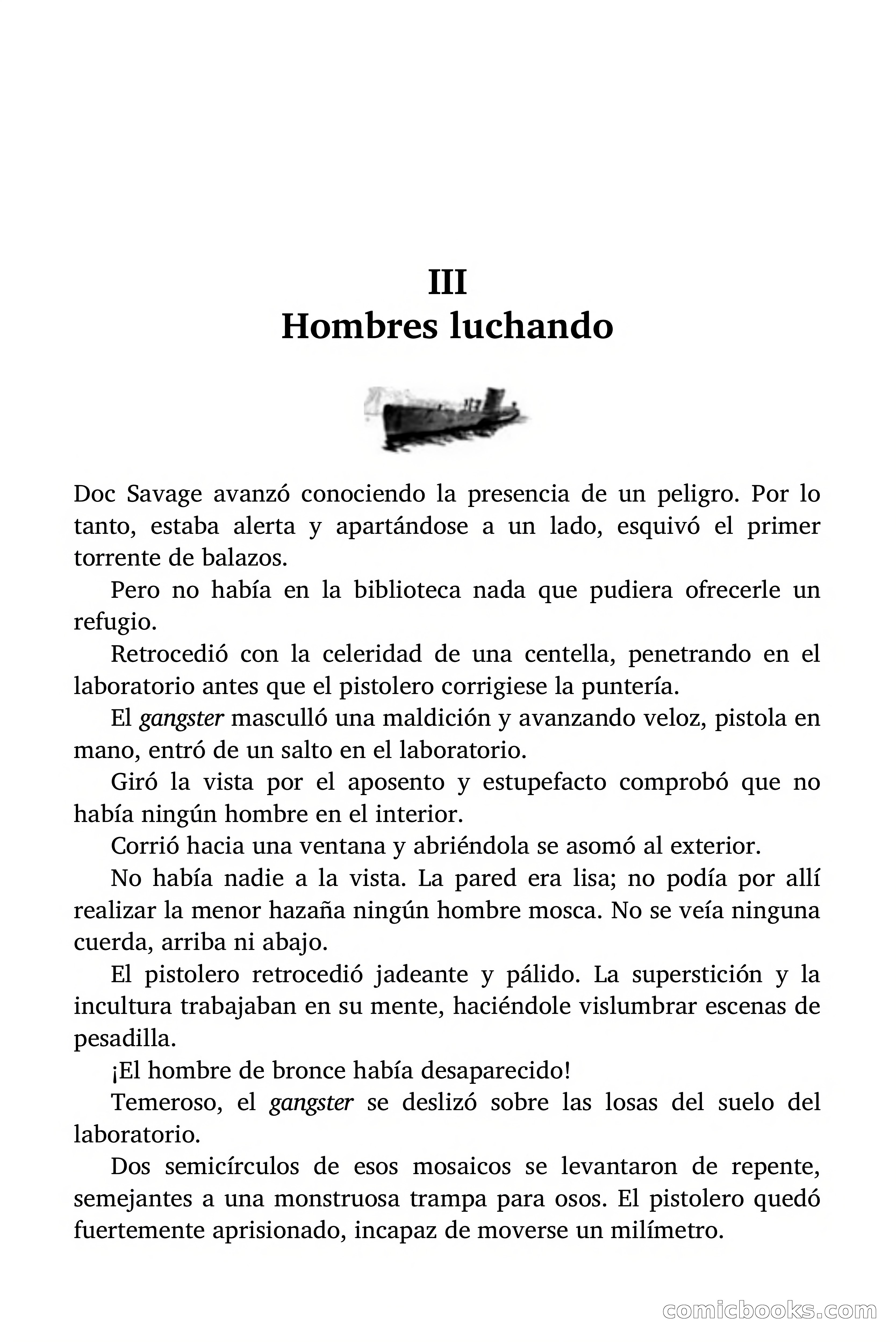 Doc Savage: El tesoro del polo — page 26 of 178