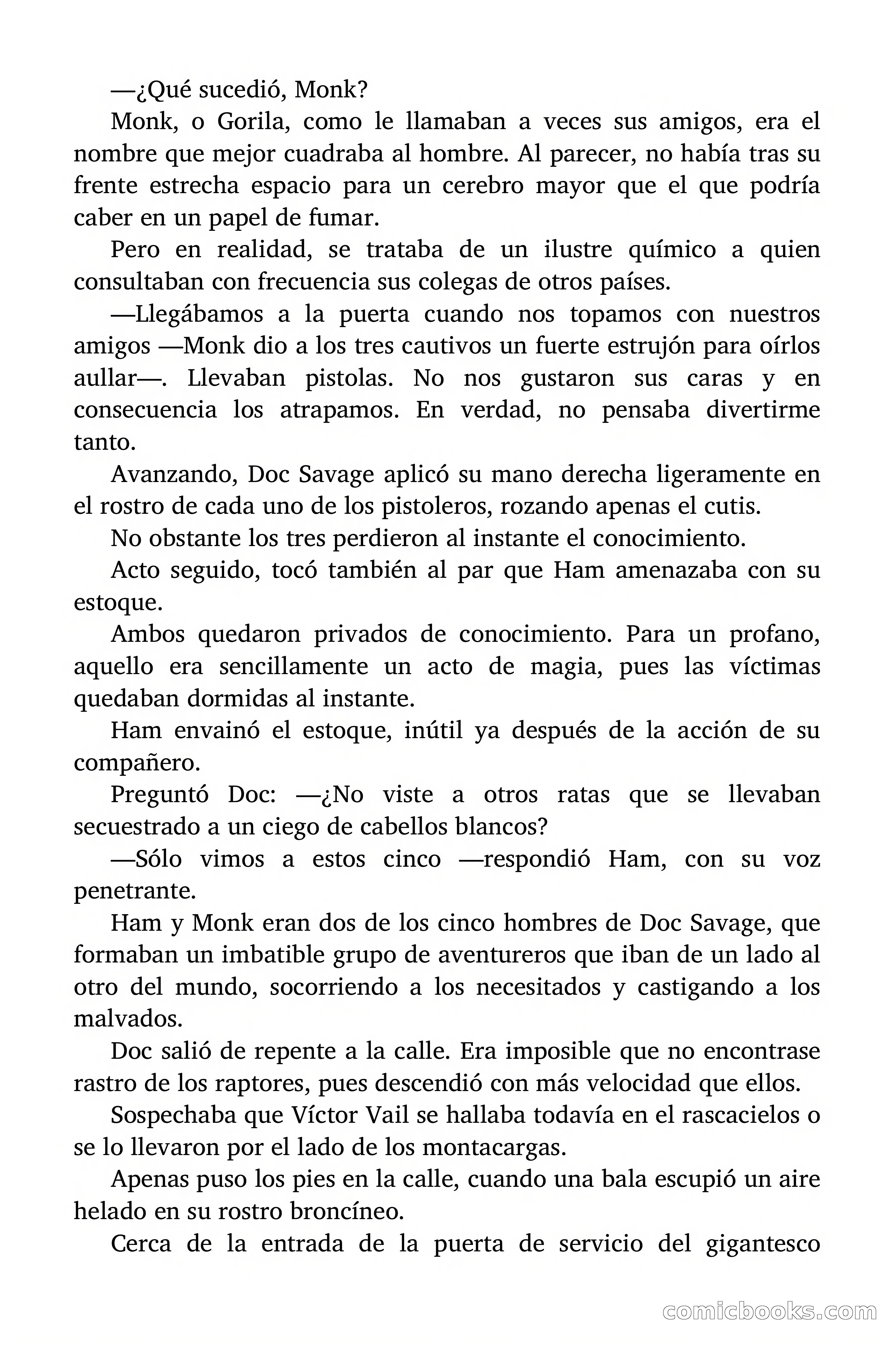Doc Savage: El tesoro del polo — page 29 of 178