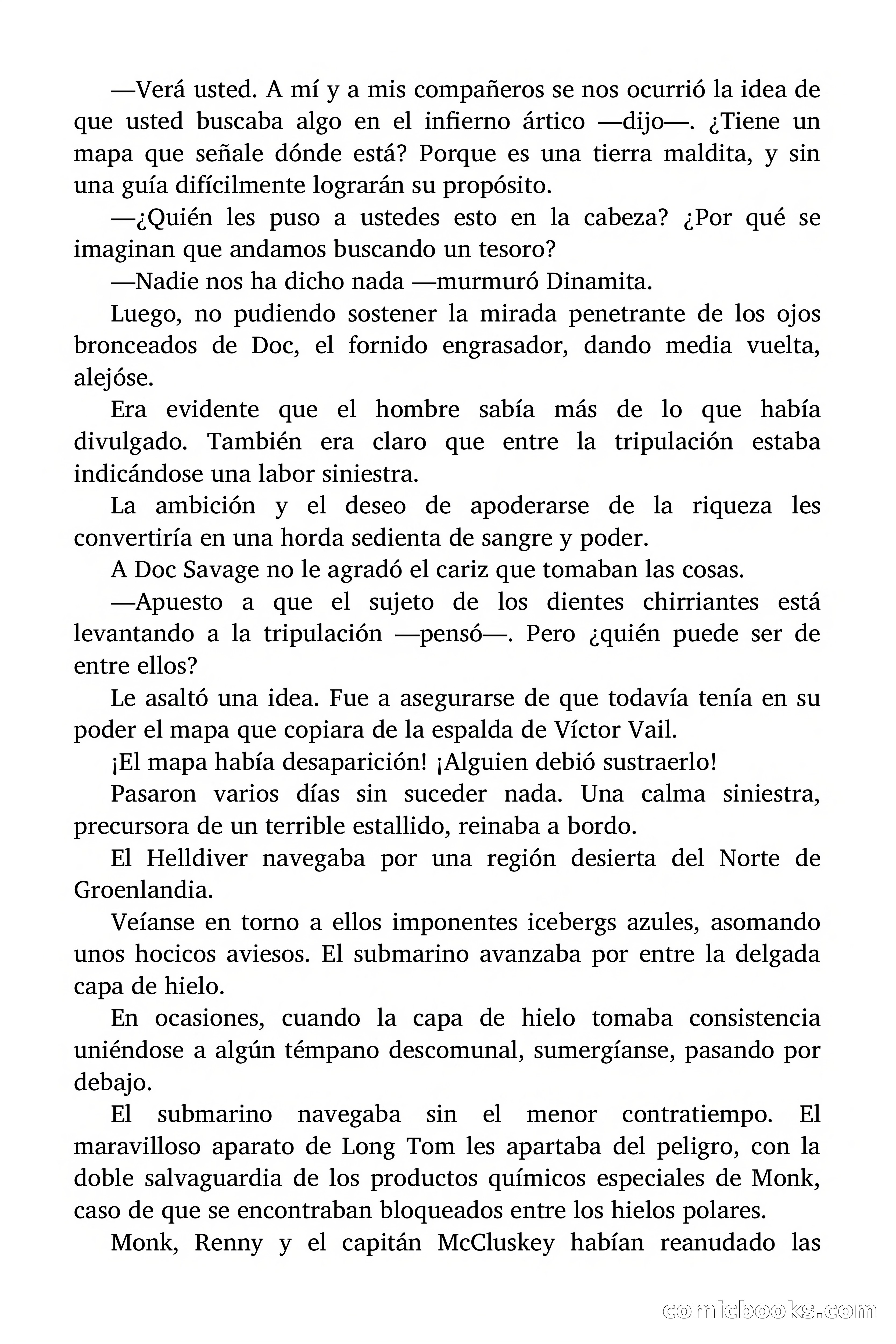 Doc Savage: El tesoro del polo — page 90 of 178