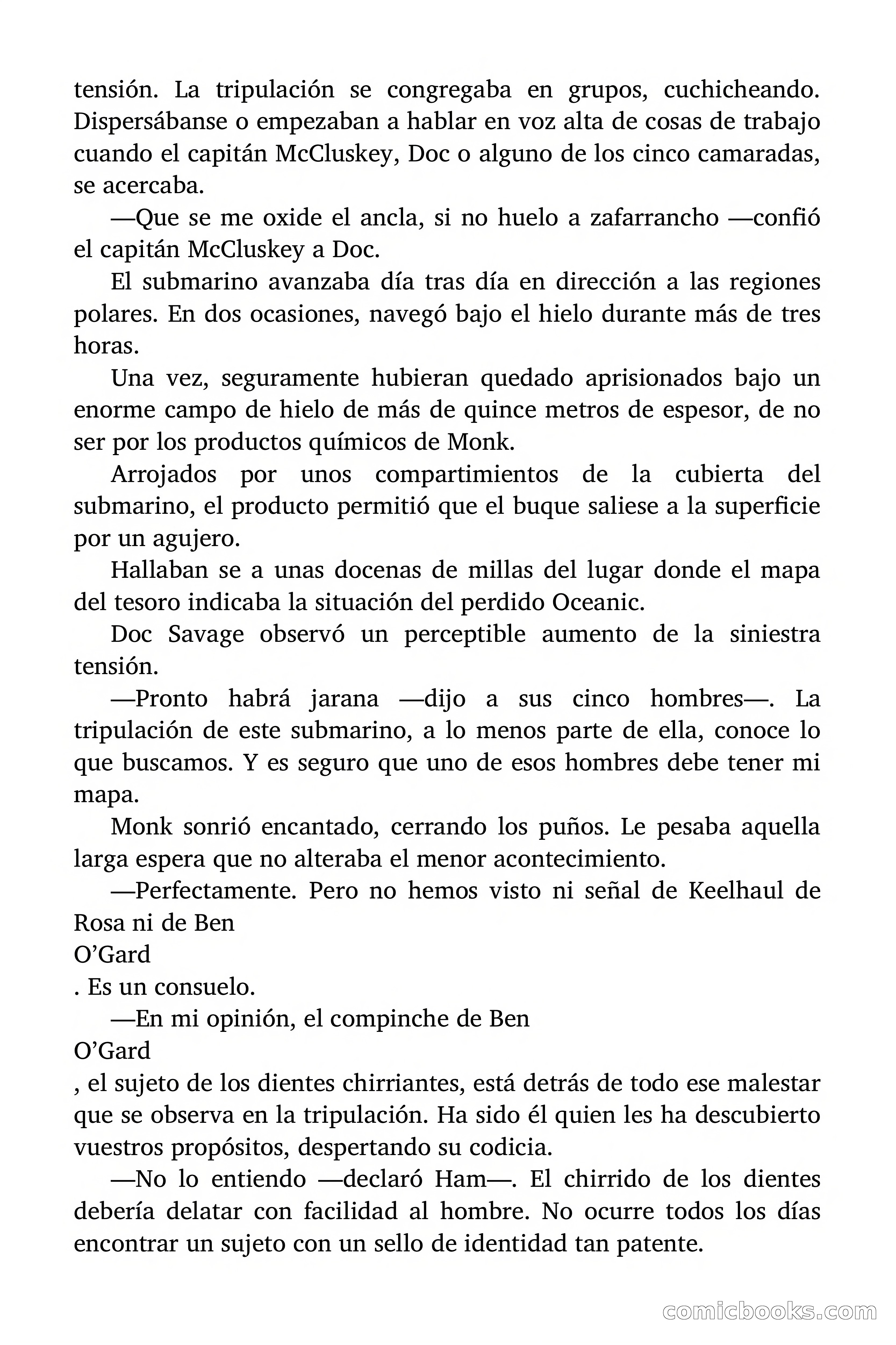 Doc Savage: El tesoro del polo — page 92 of 178