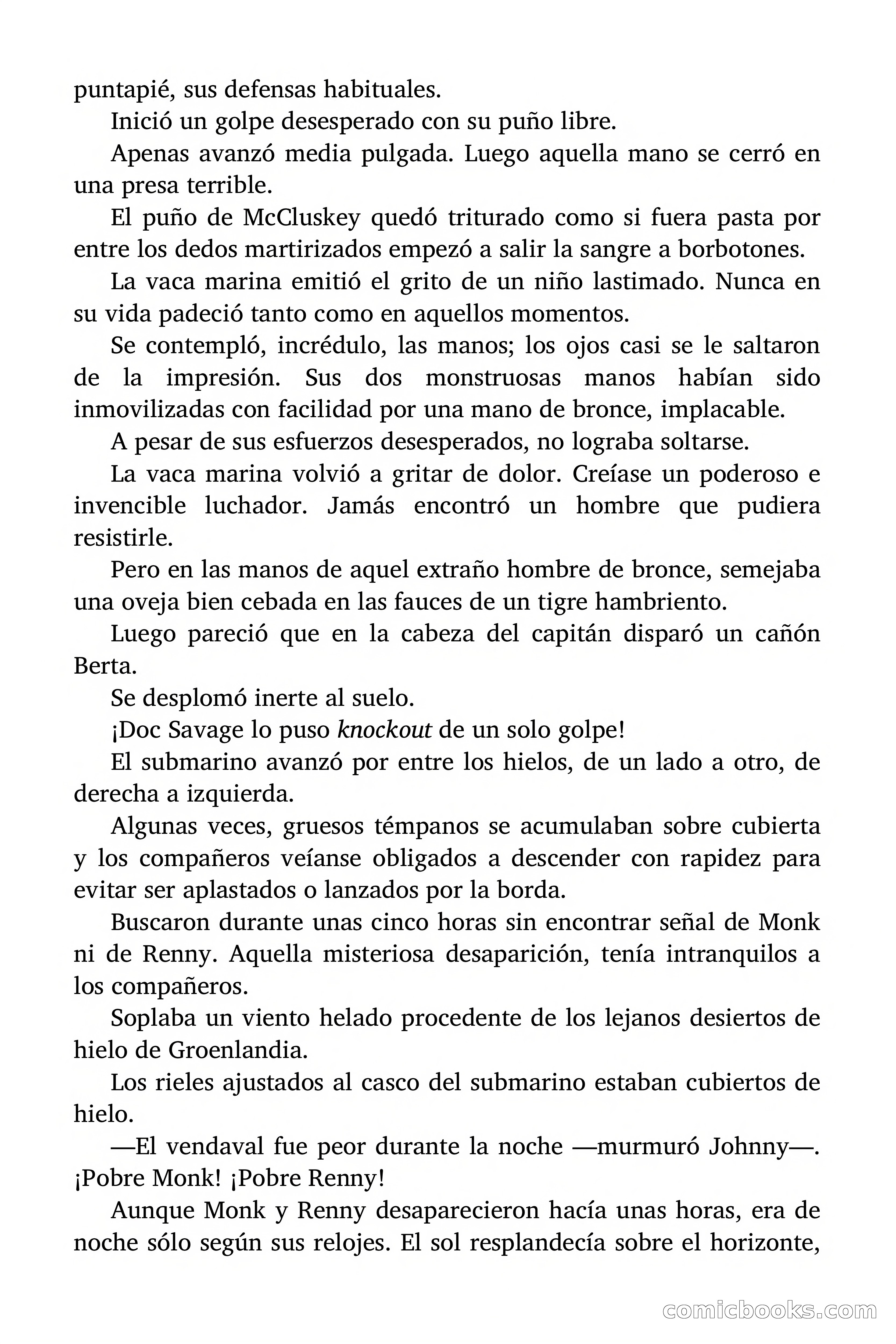 Doc Savage: El tesoro del polo — page 96 of 178