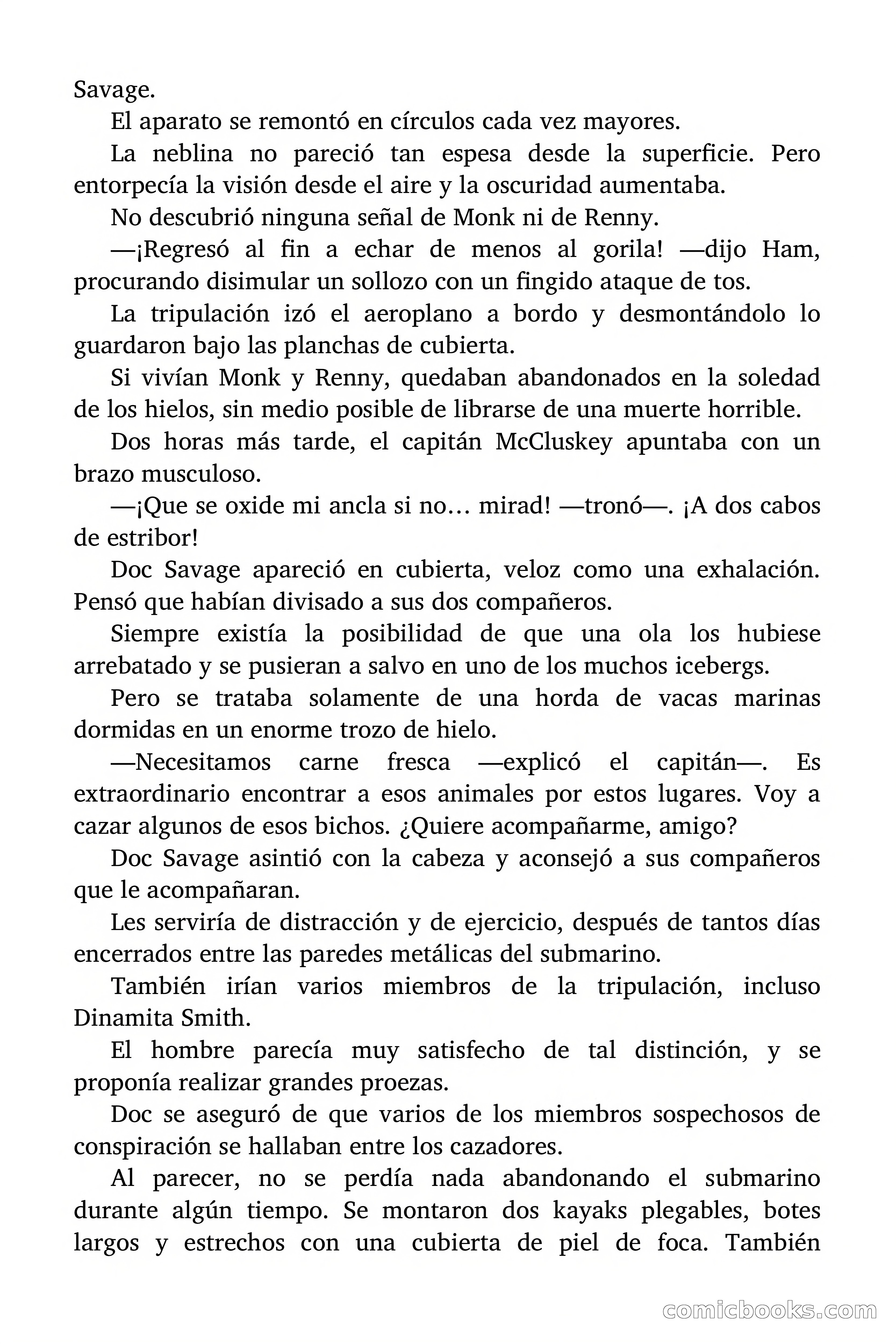 Doc Savage: El tesoro del polo — page 98 of 178
