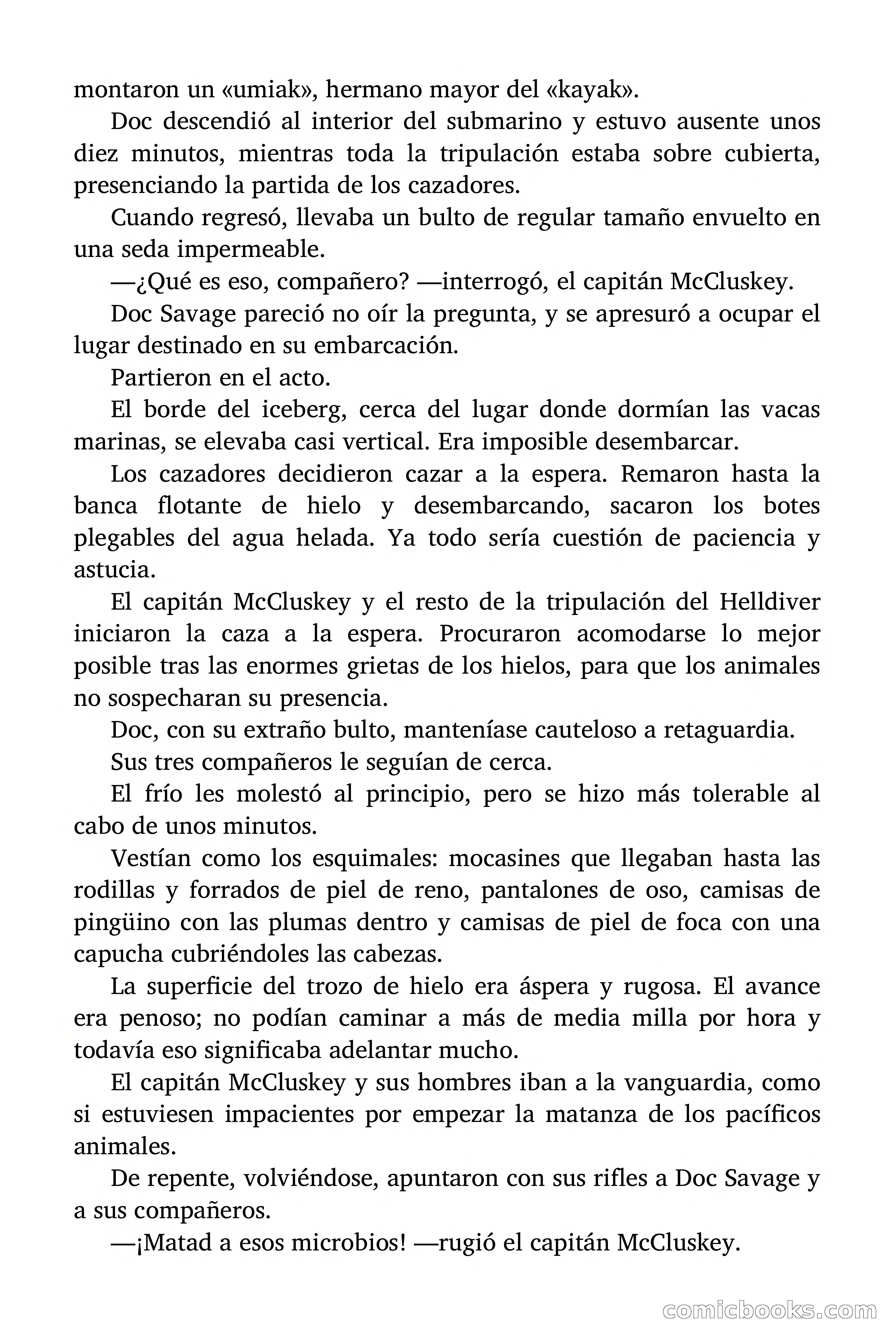 Doc Savage: El tesoro del polo — page 99 of 178