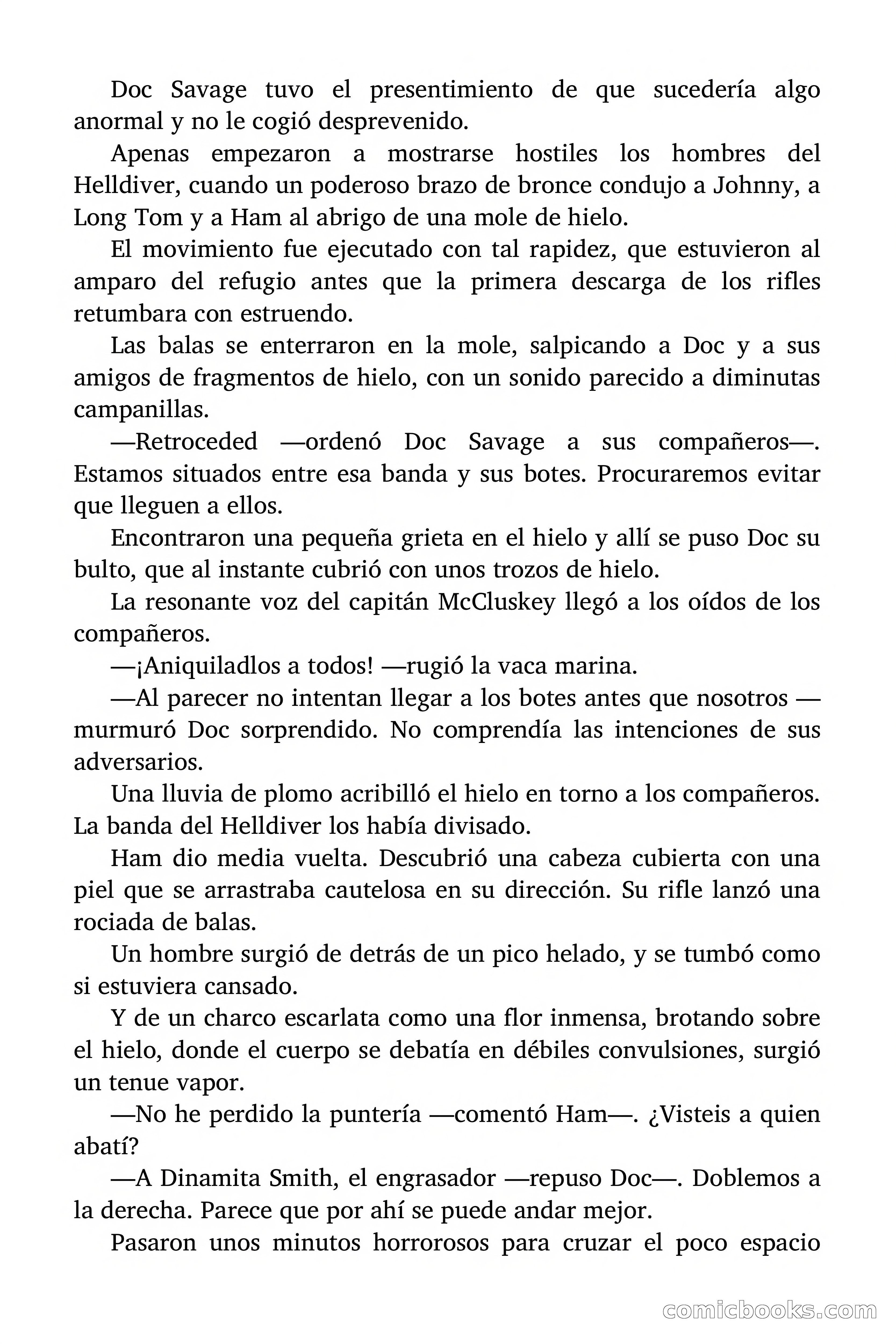 Doc Savage: El tesoro del polo — page 100 of 178