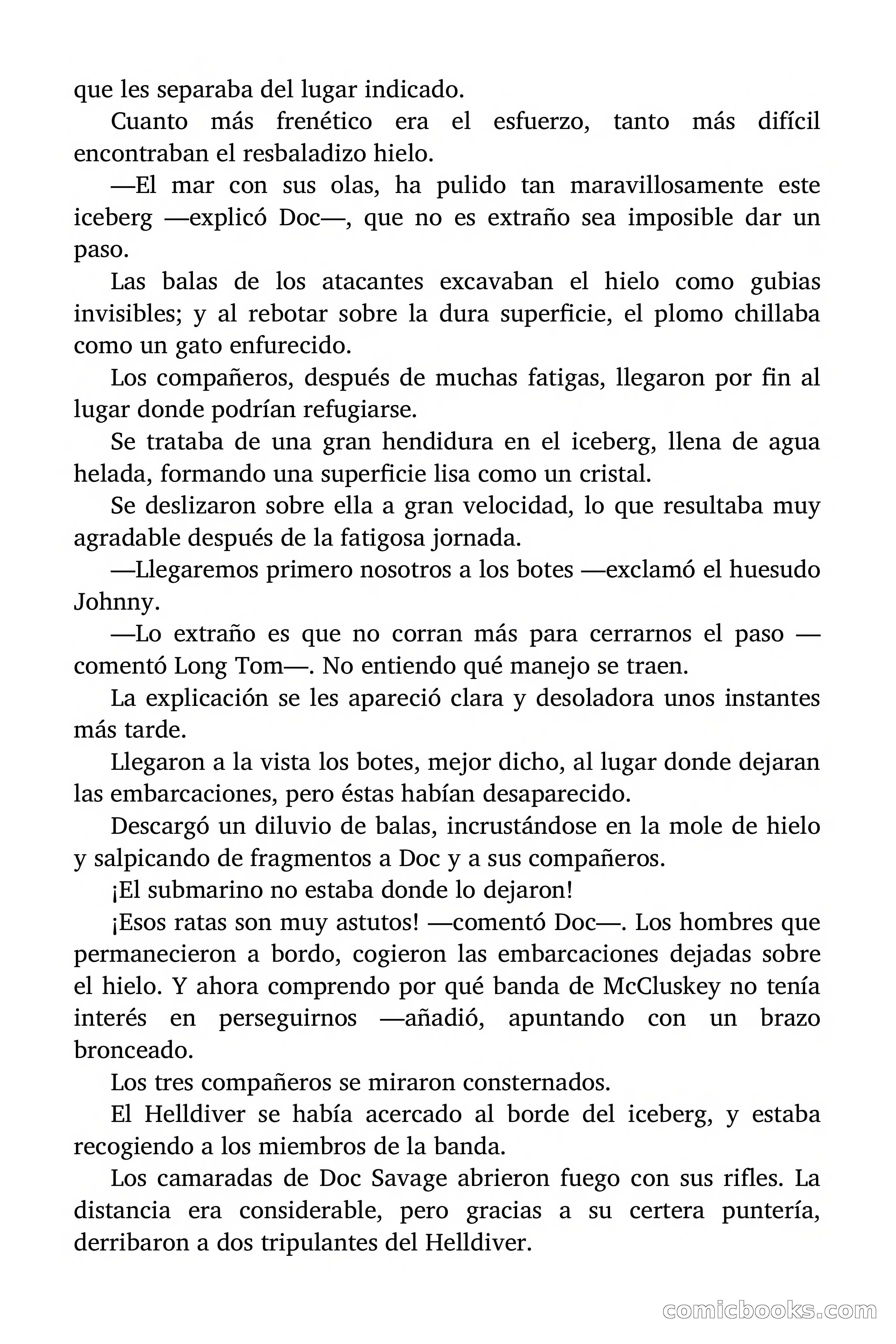 Doc Savage: El tesoro del polo — page 101 of 178