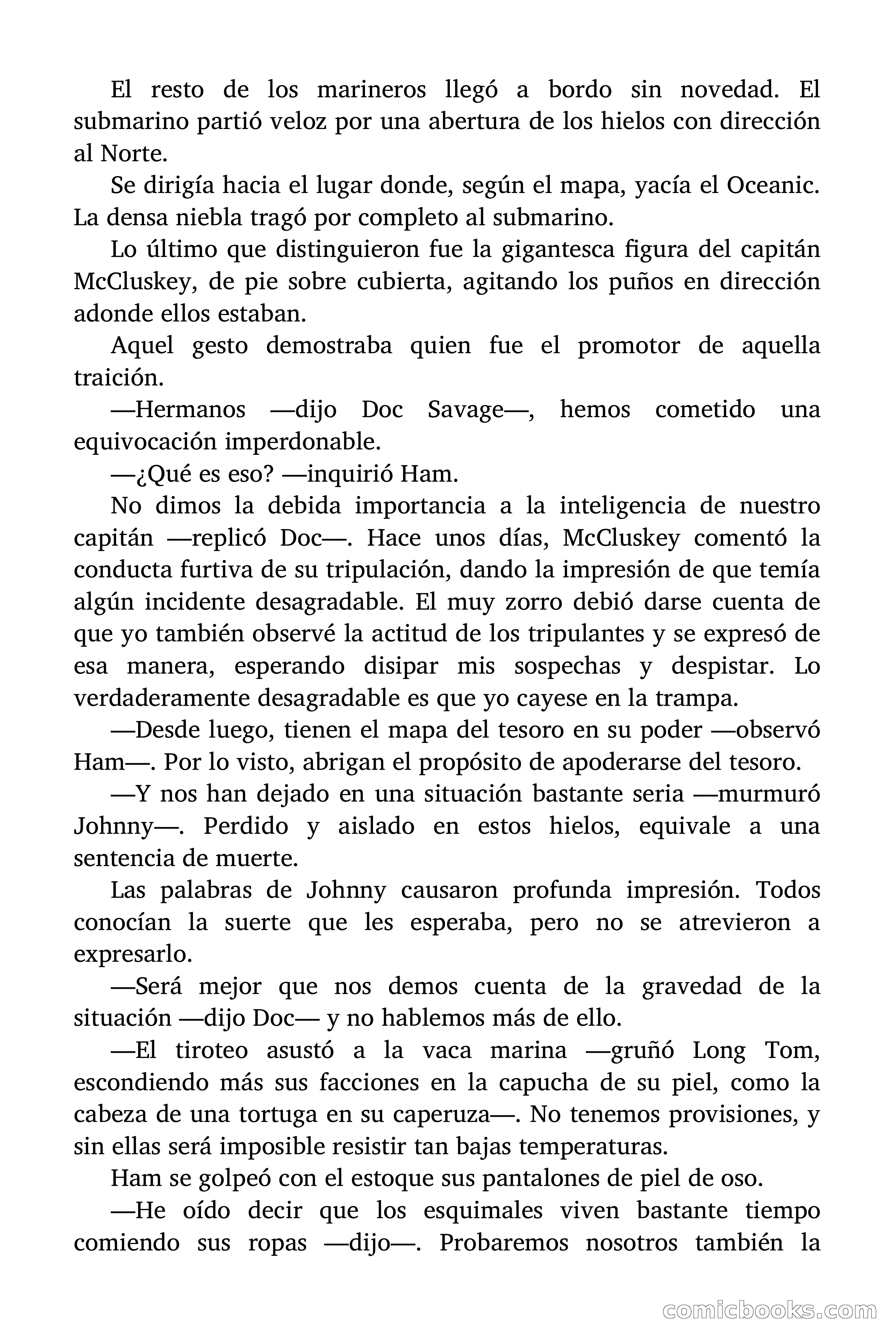 Doc Savage: El tesoro del polo — page 102 of 178