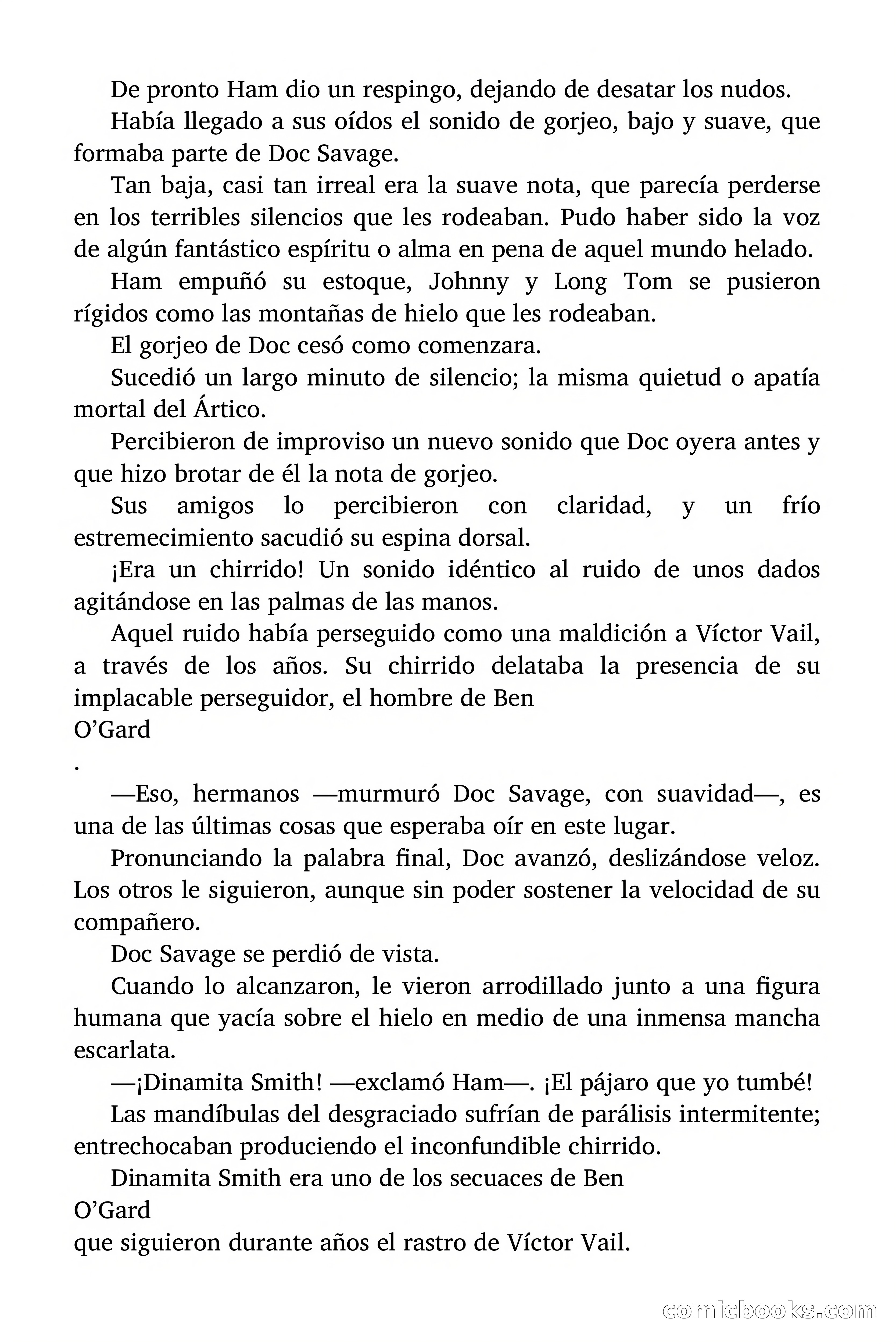 Doc Savage: El tesoro del polo — page 104 of 178