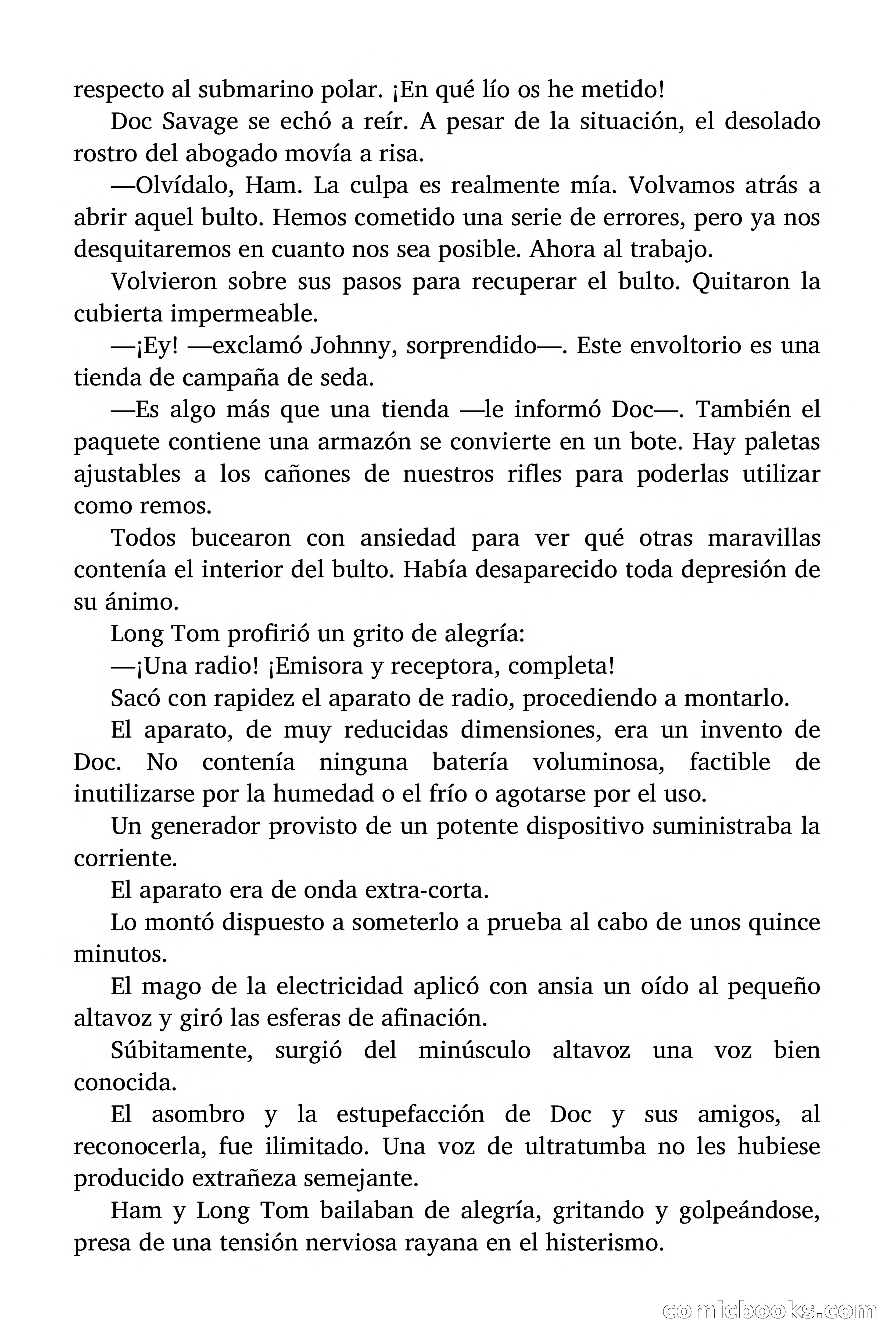 Doc Savage: El tesoro del polo — page 107 of 178