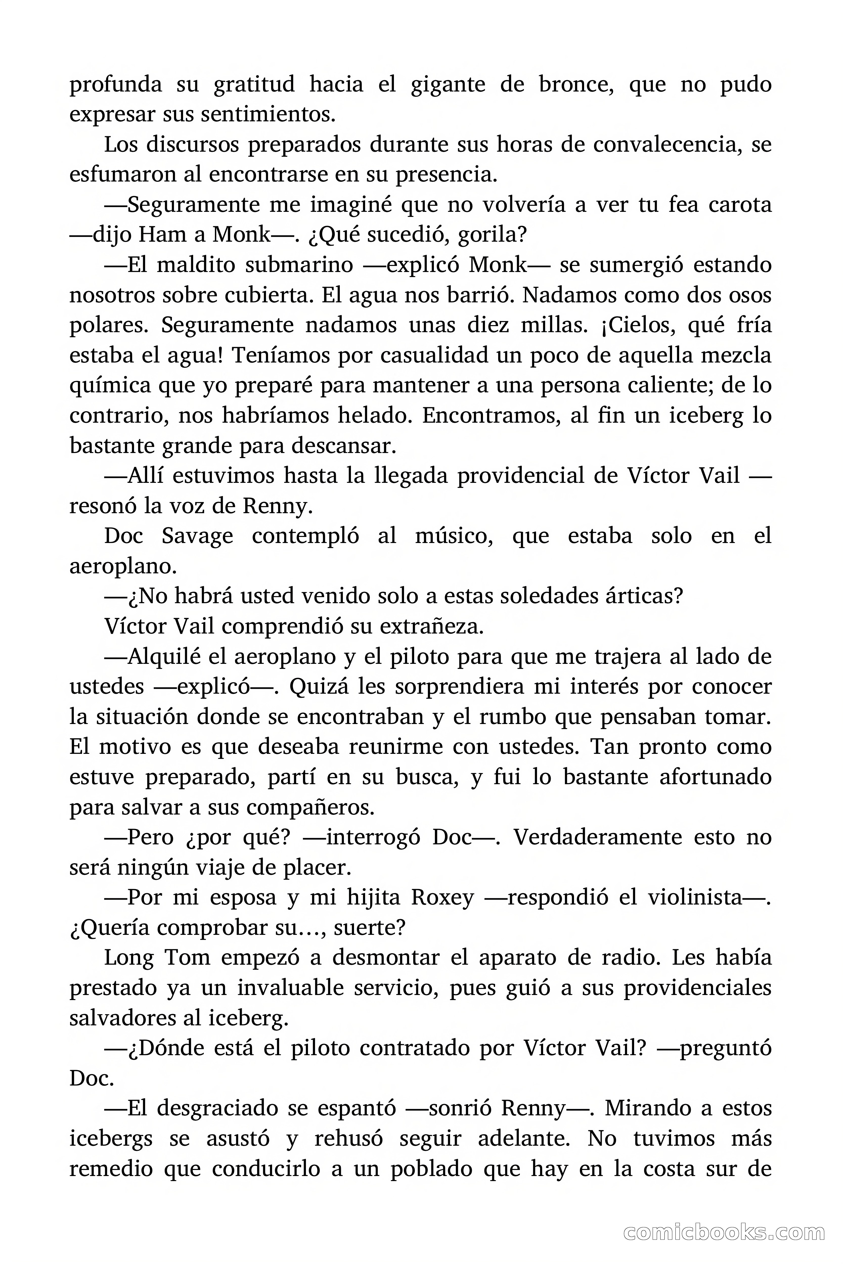 Doc Savage: El tesoro del polo — page 110 of 178