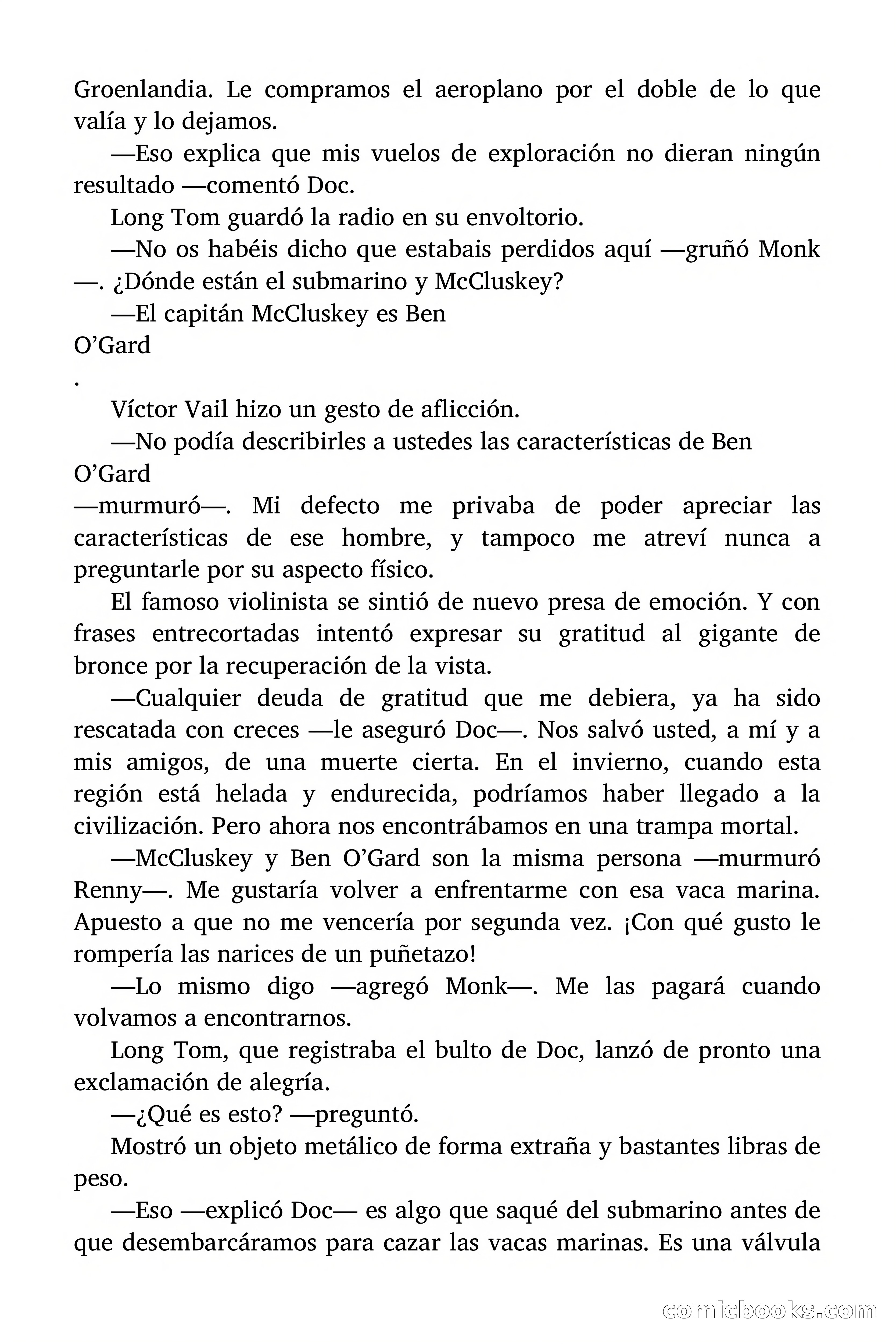 Doc Savage: El tesoro del polo — page 111 of 178