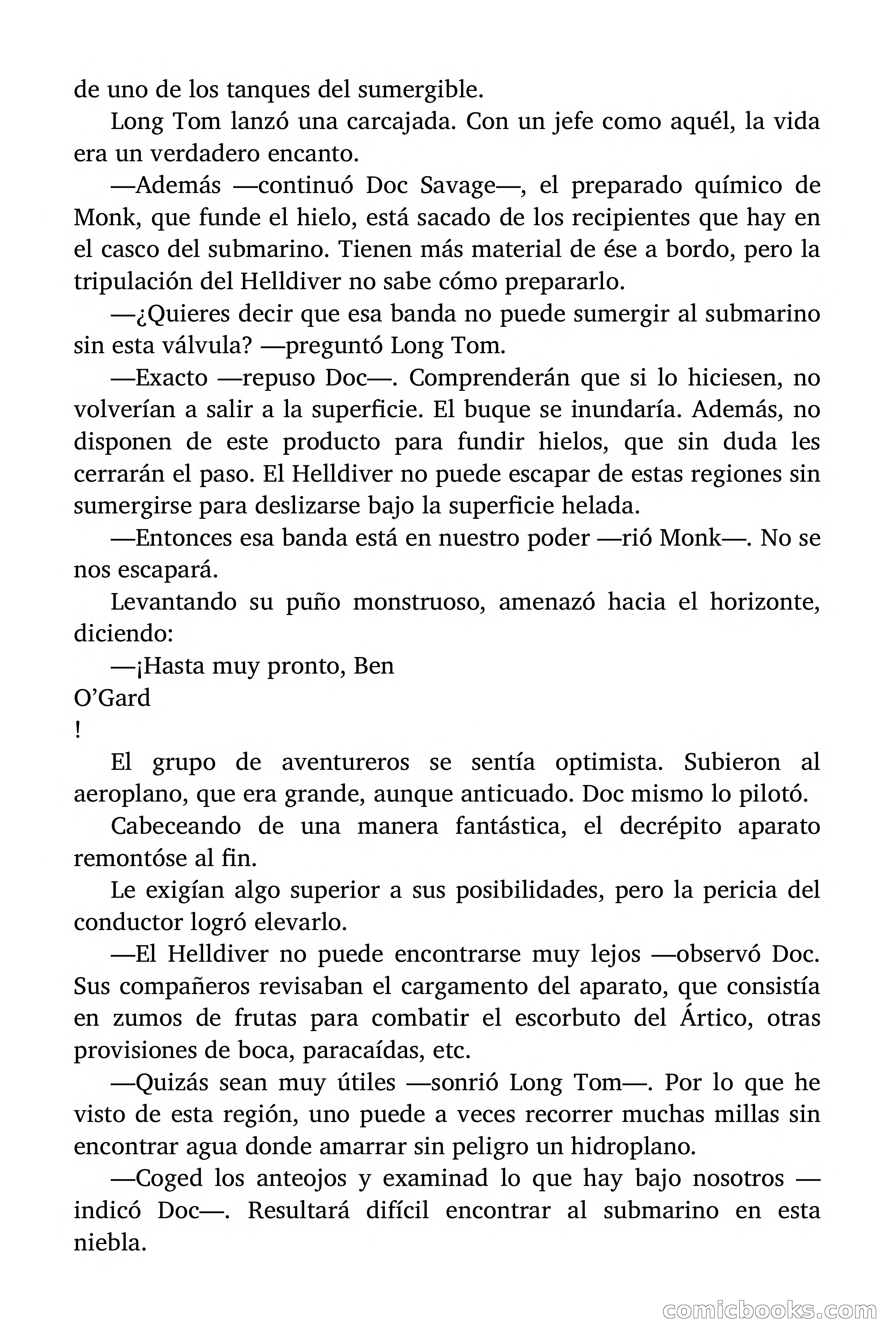 Doc Savage: El tesoro del polo — page 112 of 178