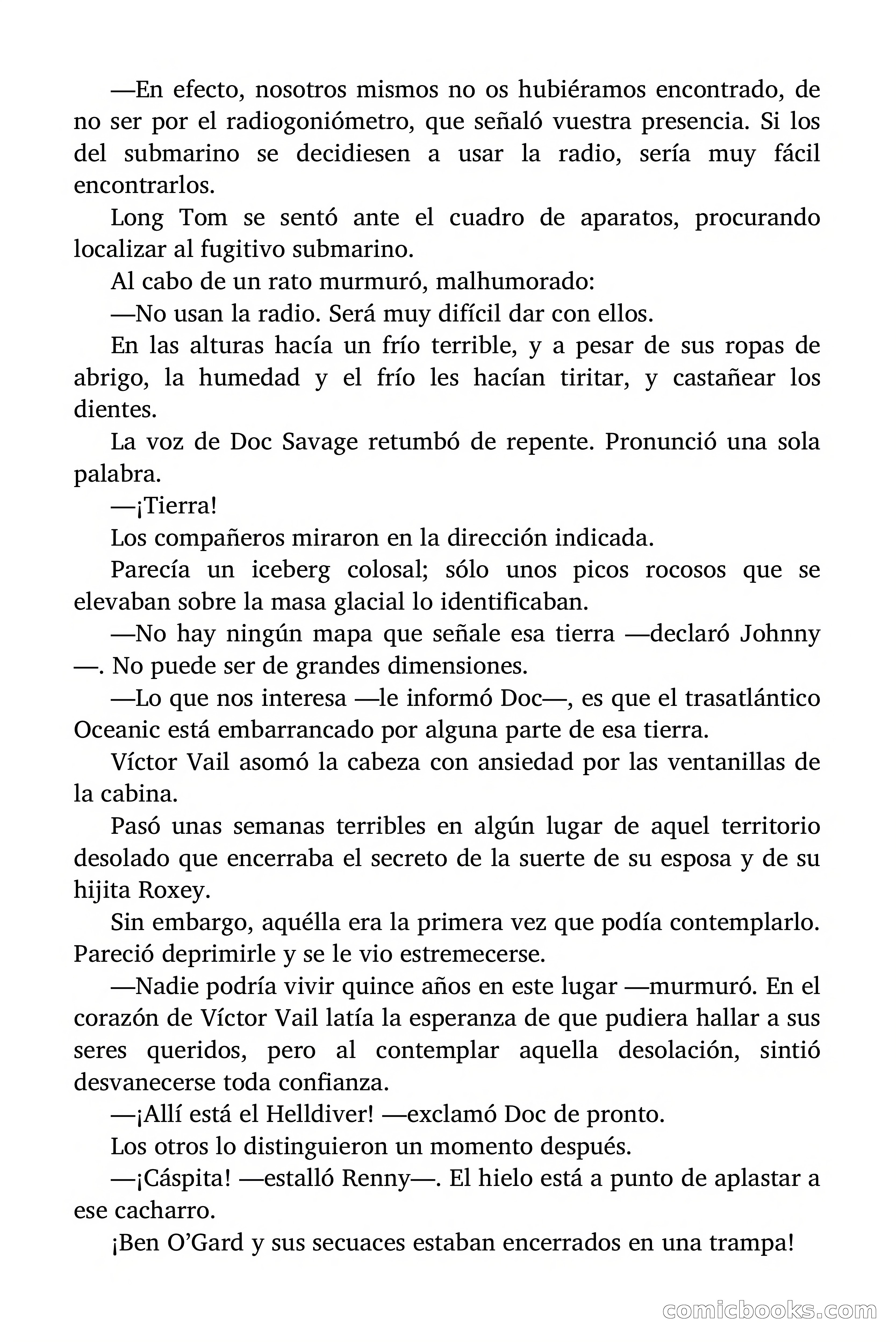 Doc Savage: El tesoro del polo — page 113 of 178