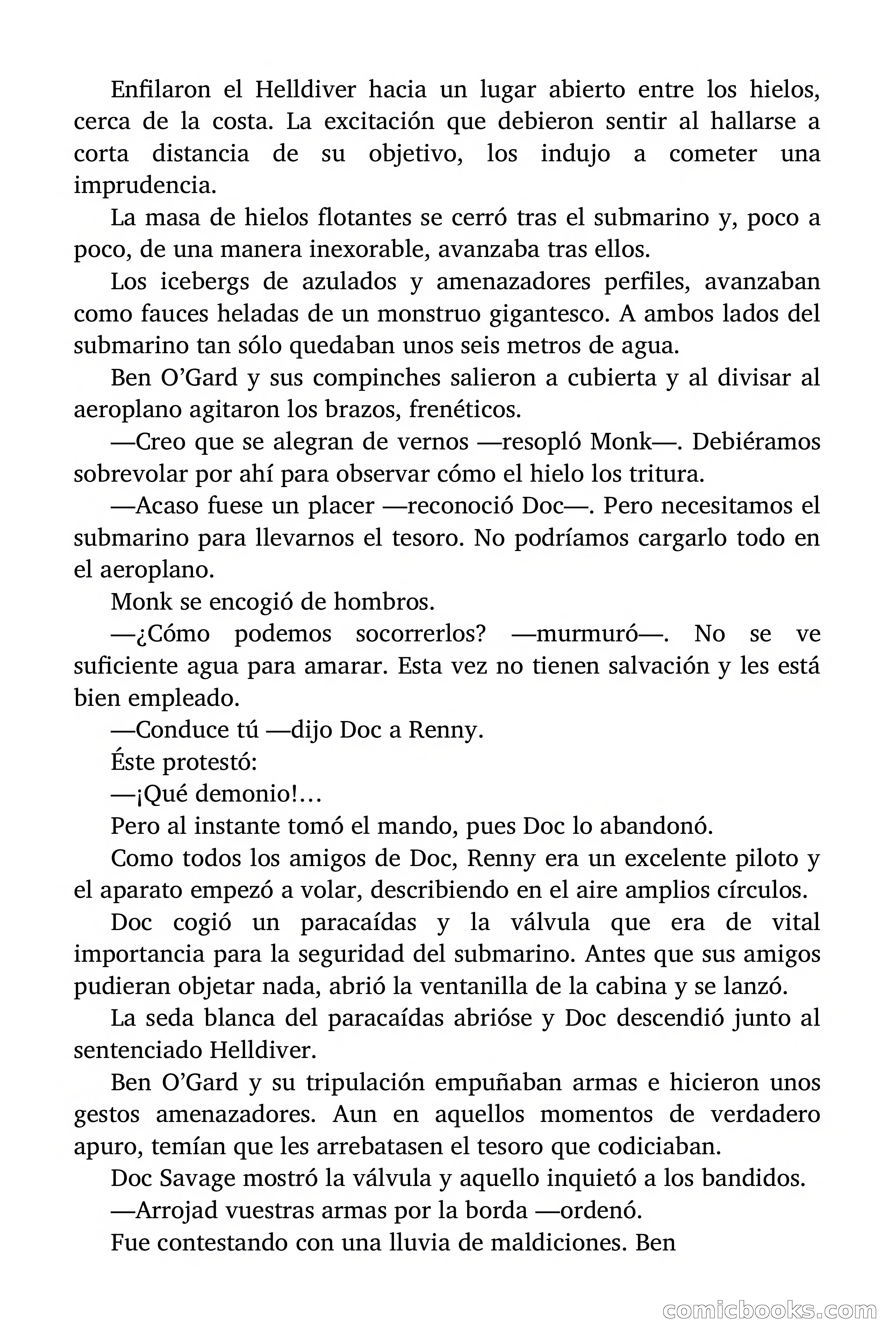 Doc Savage: El tesoro del polo — page 114 of 178
