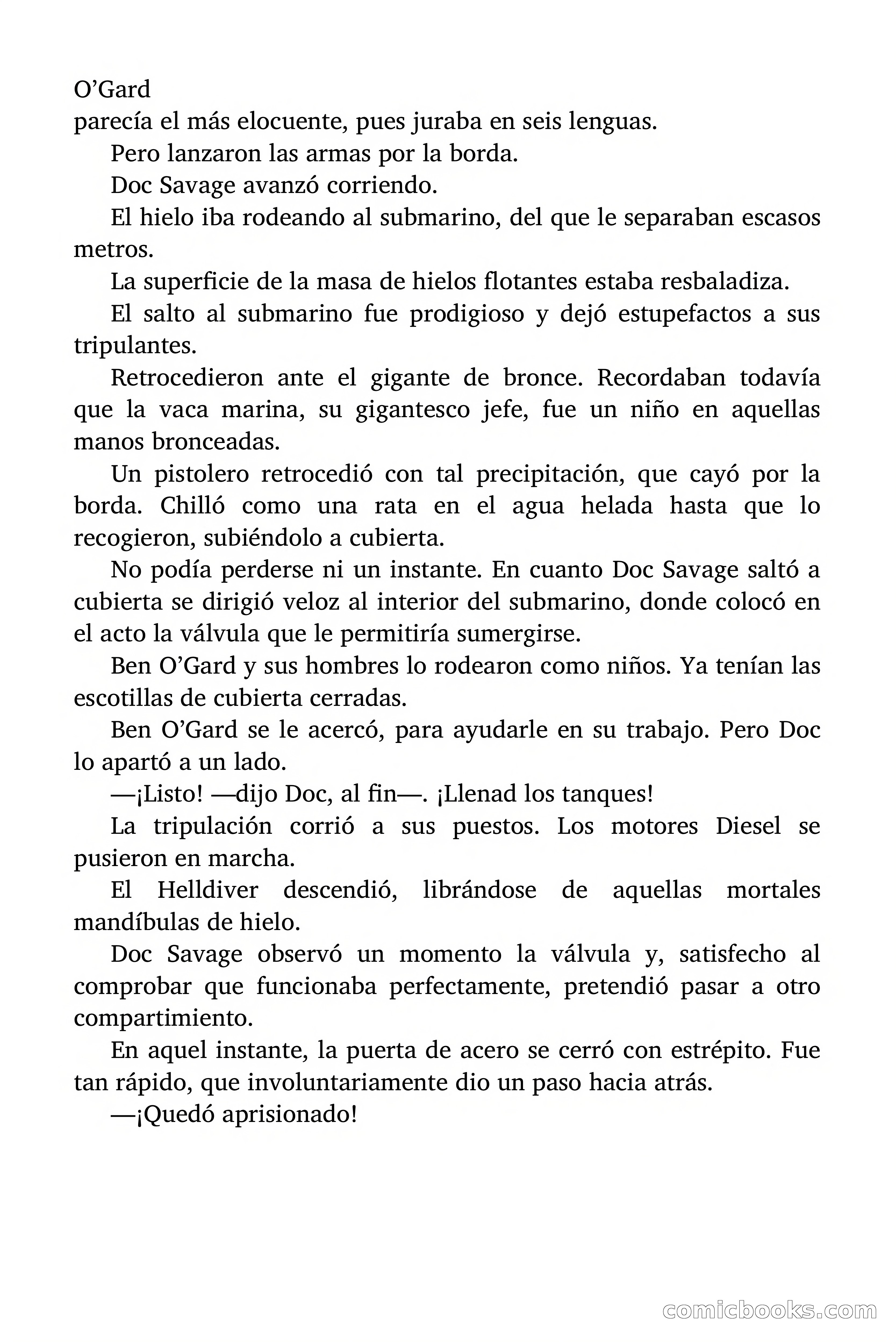Doc Savage: El tesoro del polo — page 115 of 178