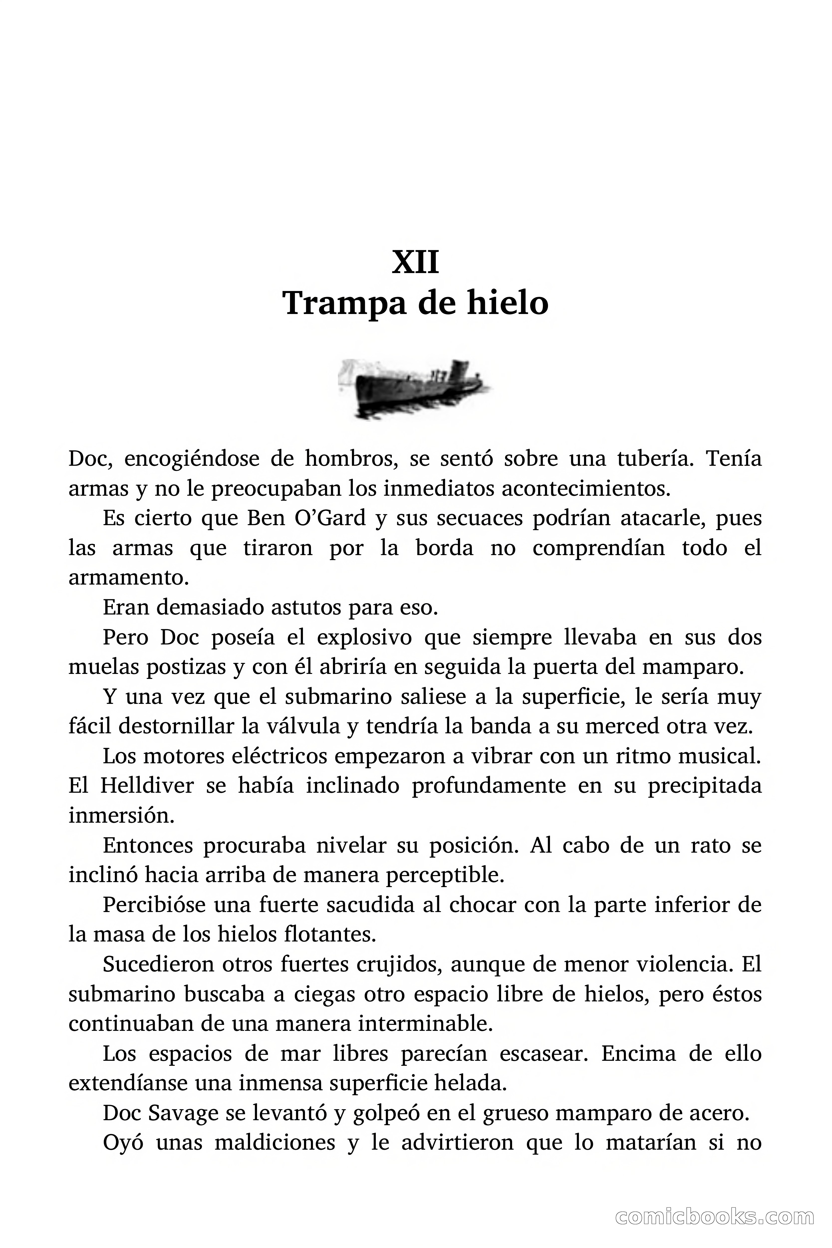 Doc Savage: El tesoro del polo — page 116 of 178