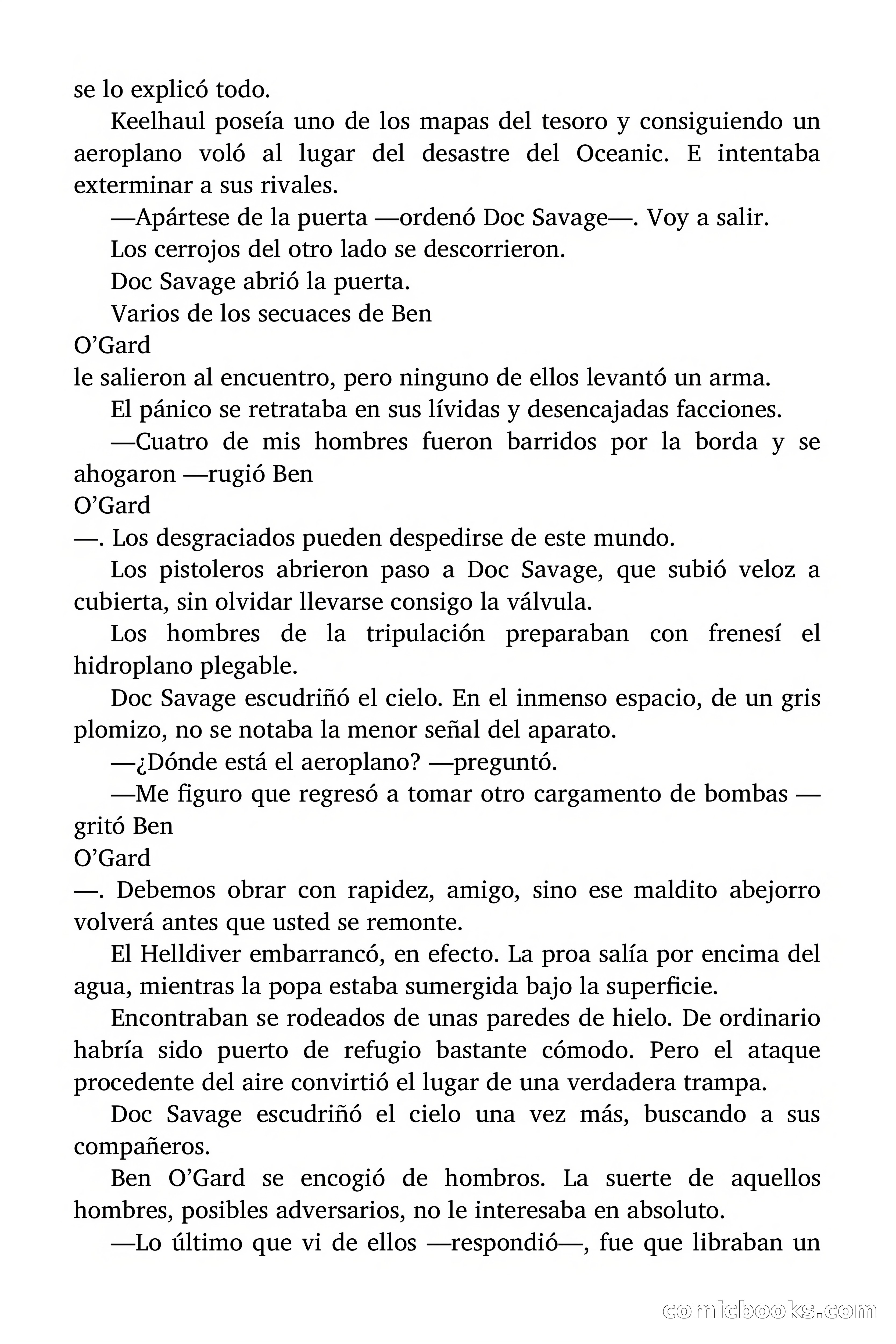 Doc Savage: El tesoro del polo — page 119 of 178