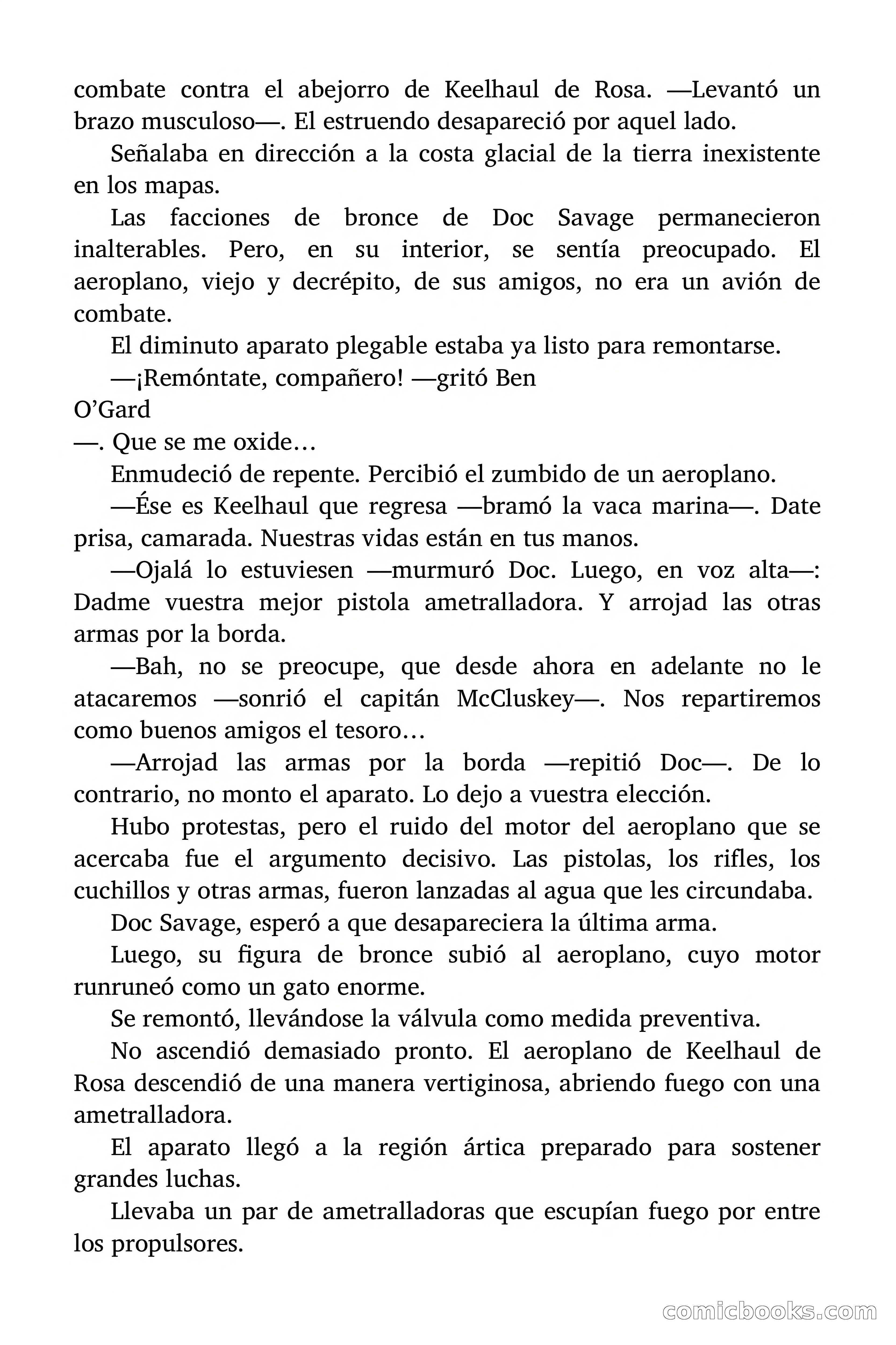 Doc Savage: El tesoro del polo — page 120 of 178