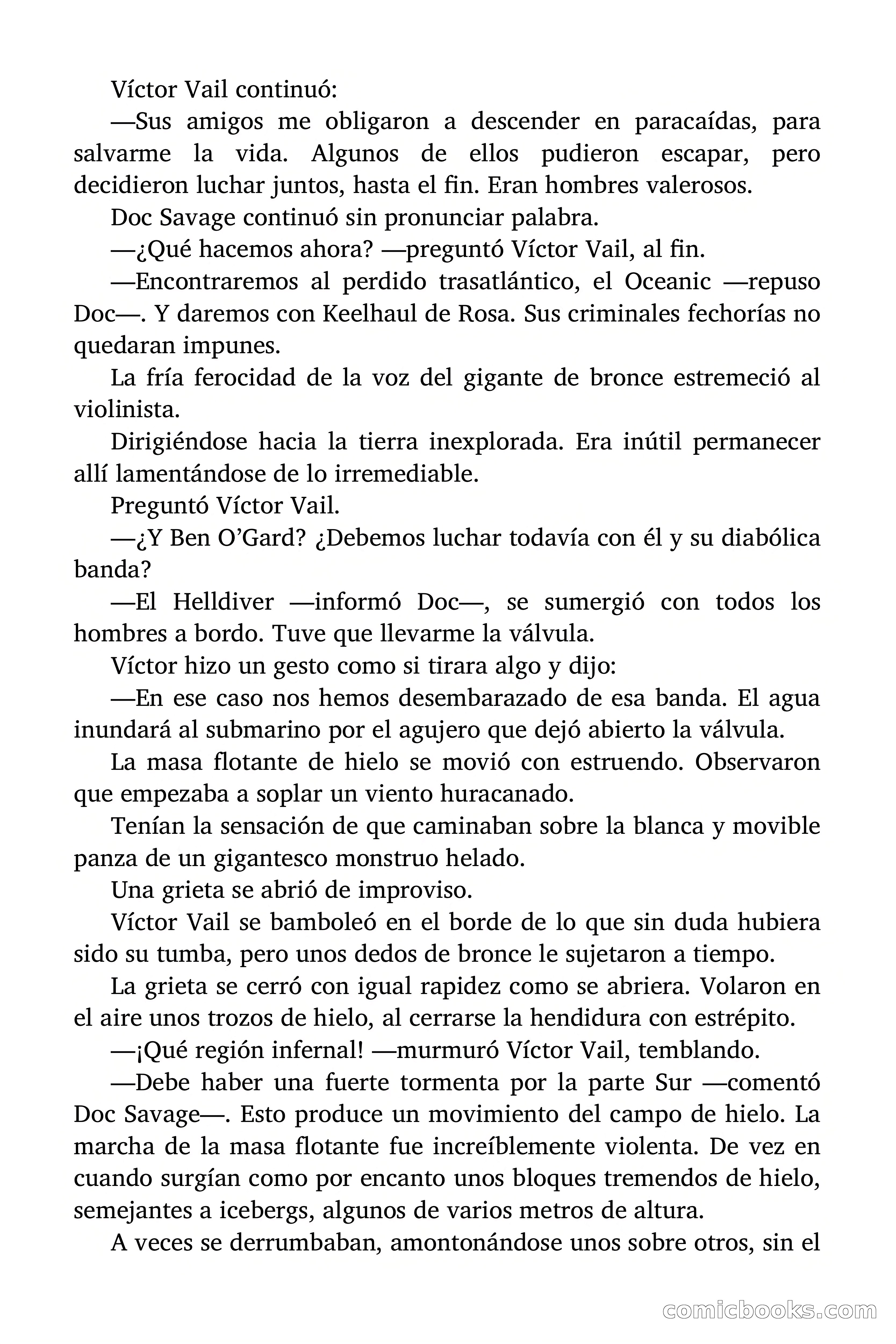 Doc Savage: El tesoro del polo — page 128 of 178