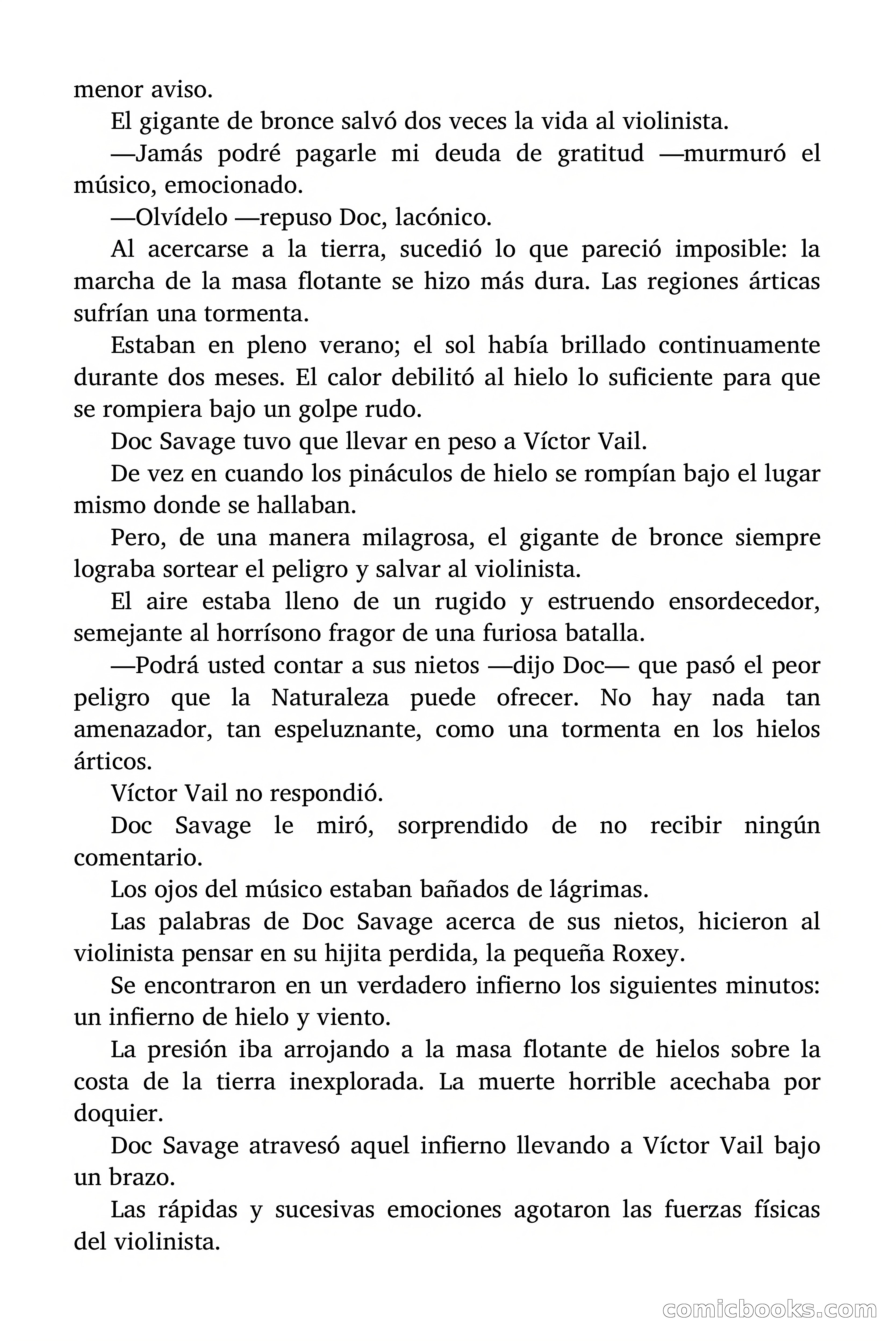 Doc Savage: El tesoro del polo — page 129 of 178
