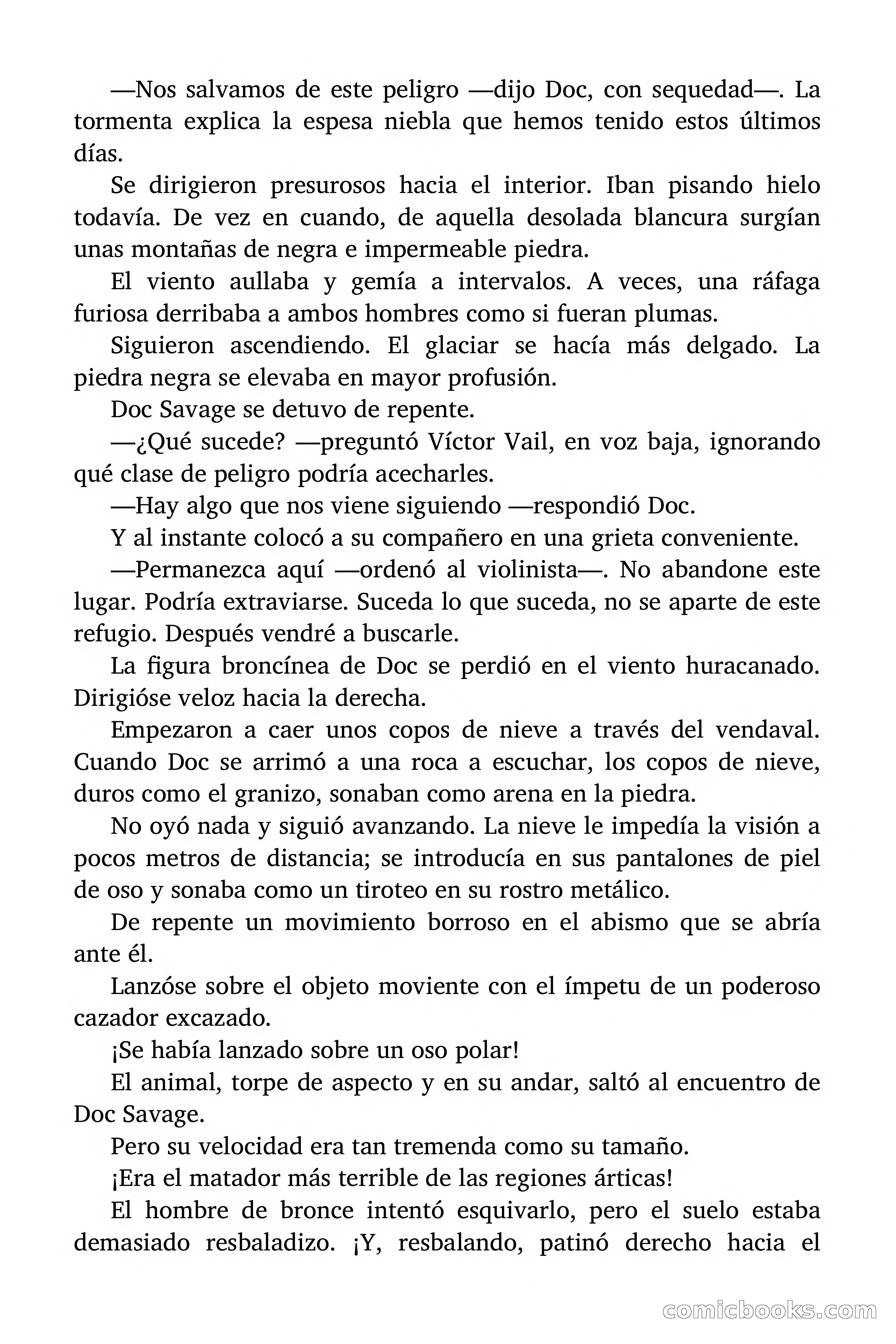 Doc Savage: El tesoro del polo — page 130 of 178