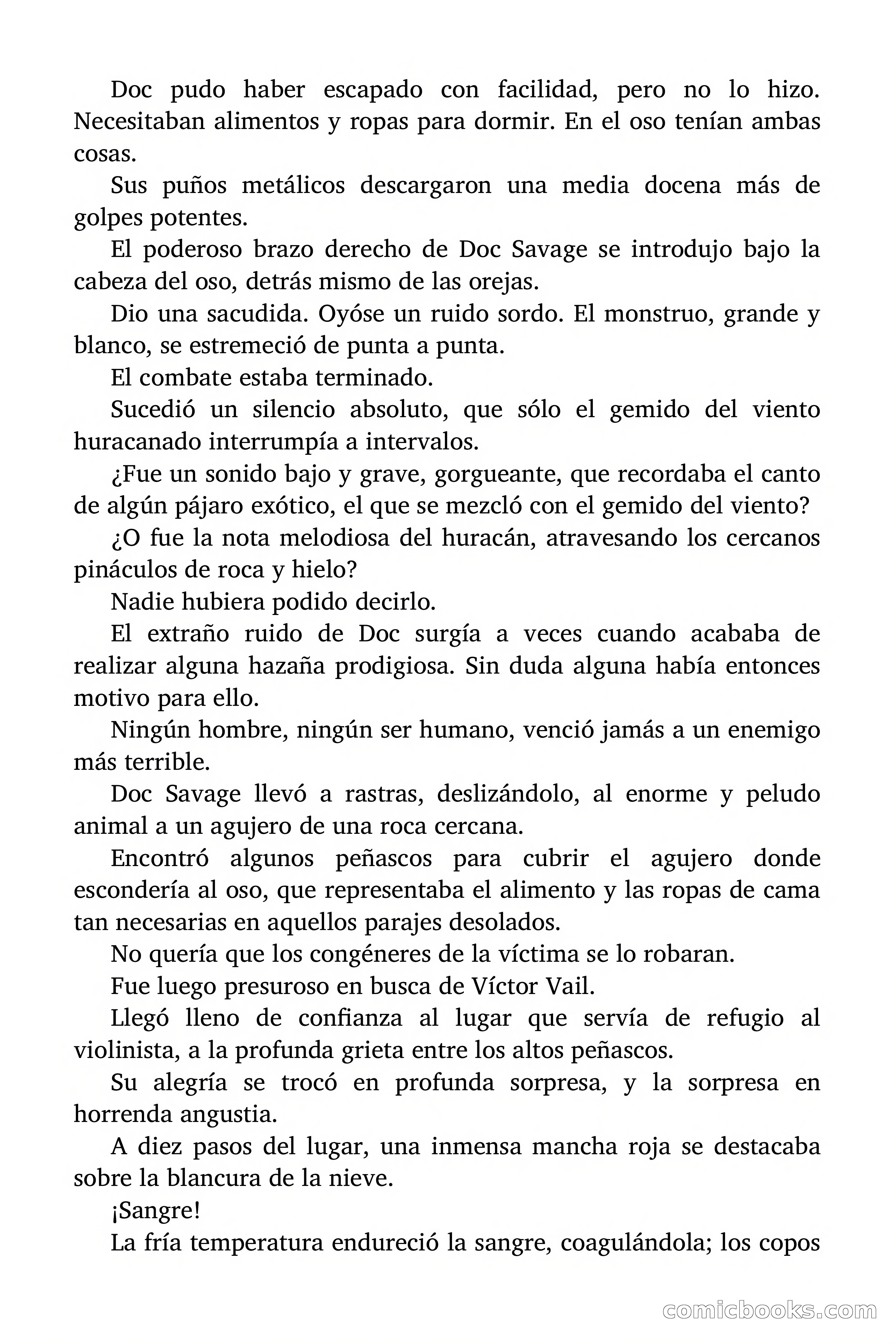 Doc Savage: El tesoro del polo — page 132 of 178
