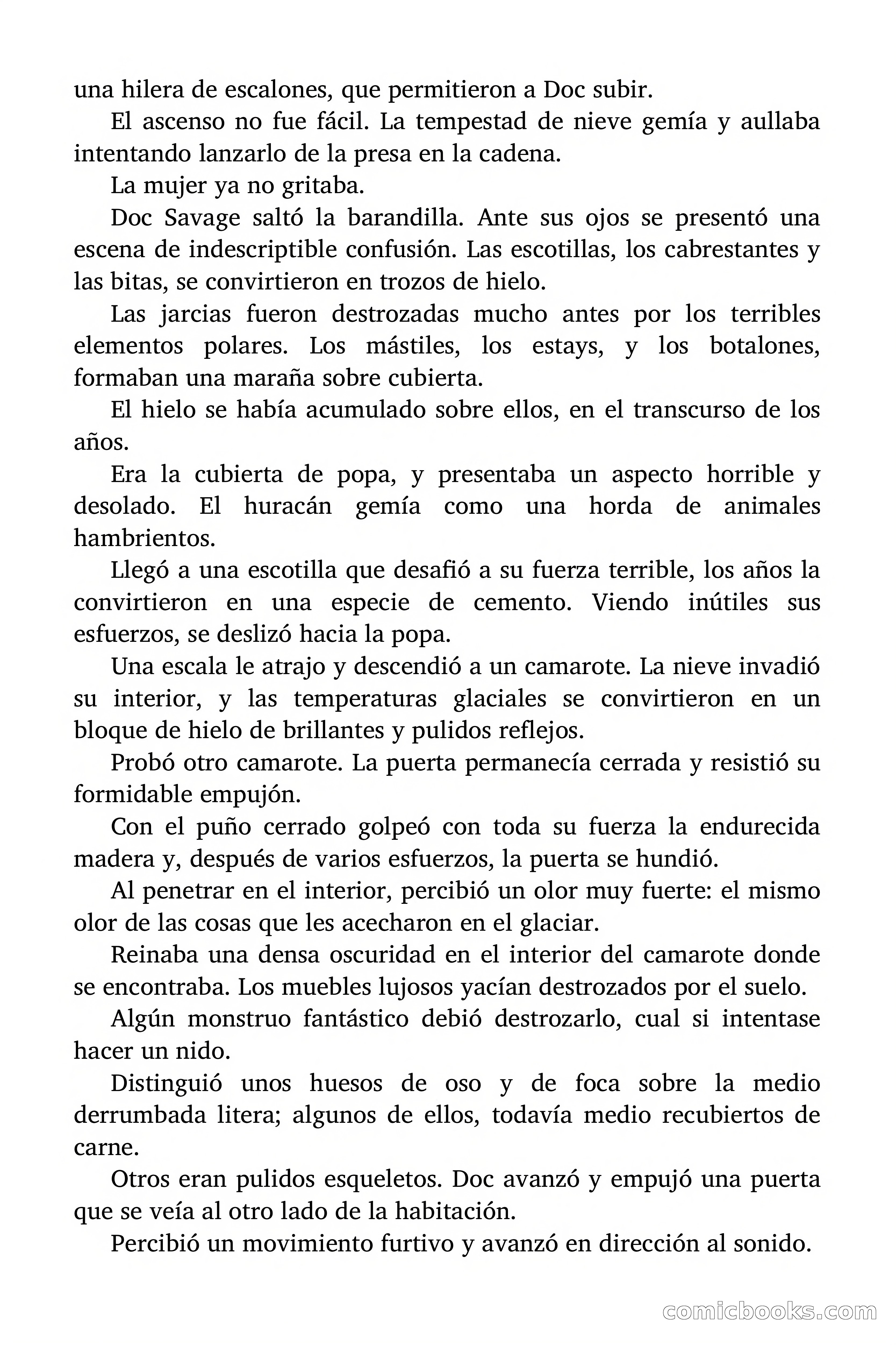 Doc Savage: El tesoro del polo — page 136 of 178