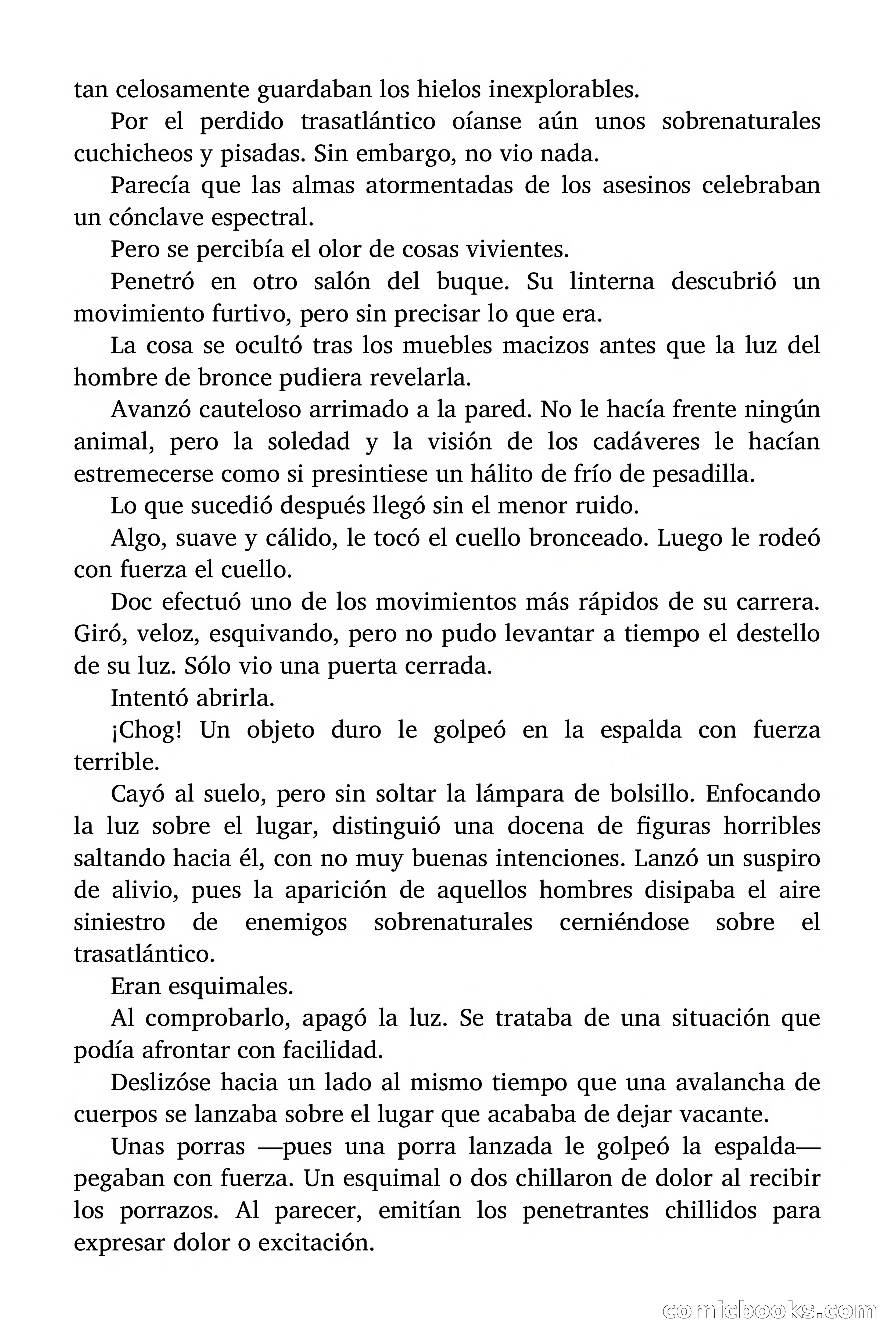 Doc Savage: El tesoro del polo — page 138 of 178