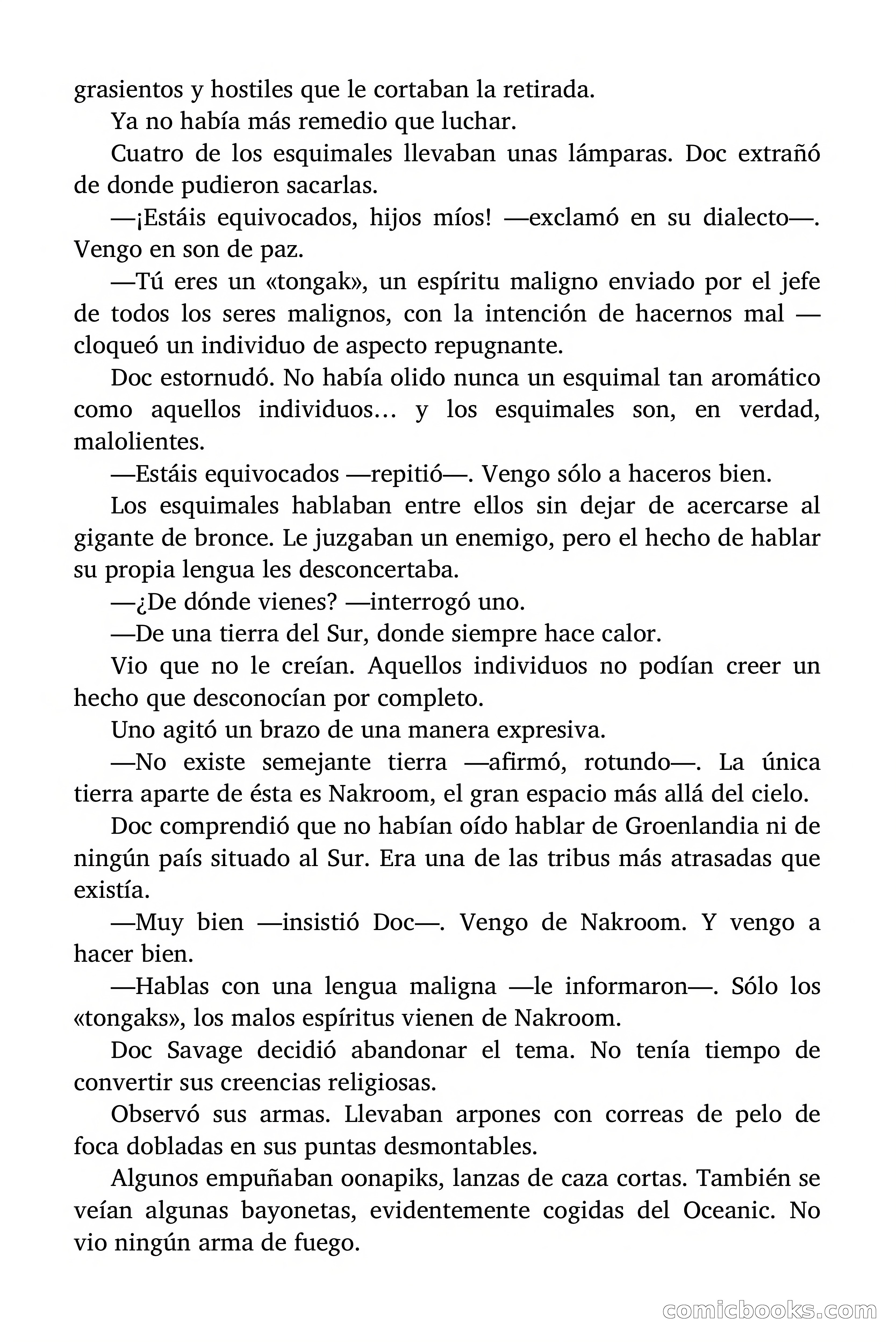 Doc Savage: El tesoro del polo — page 140 of 178