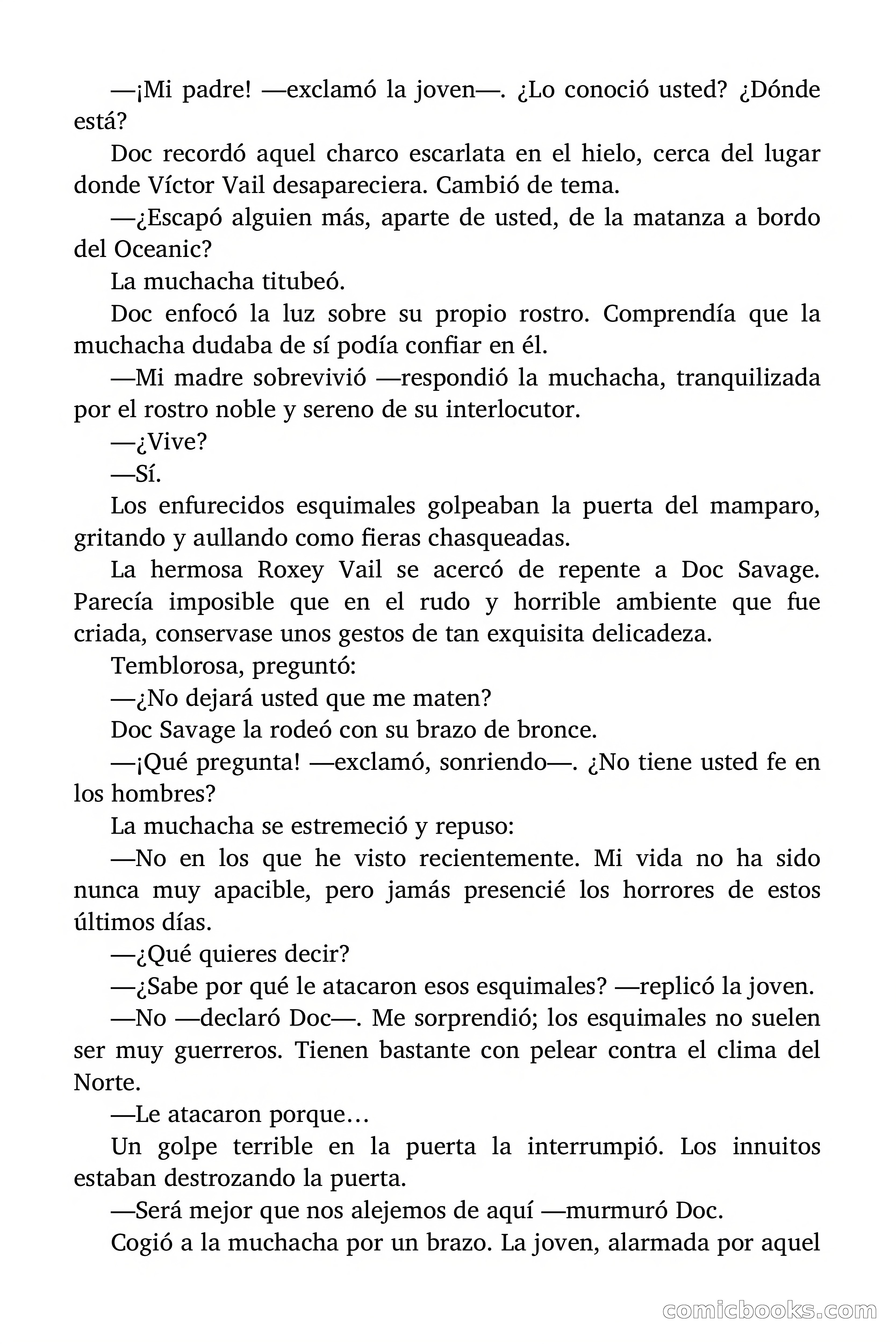 Doc Savage: El tesoro del polo — page 144 of 178