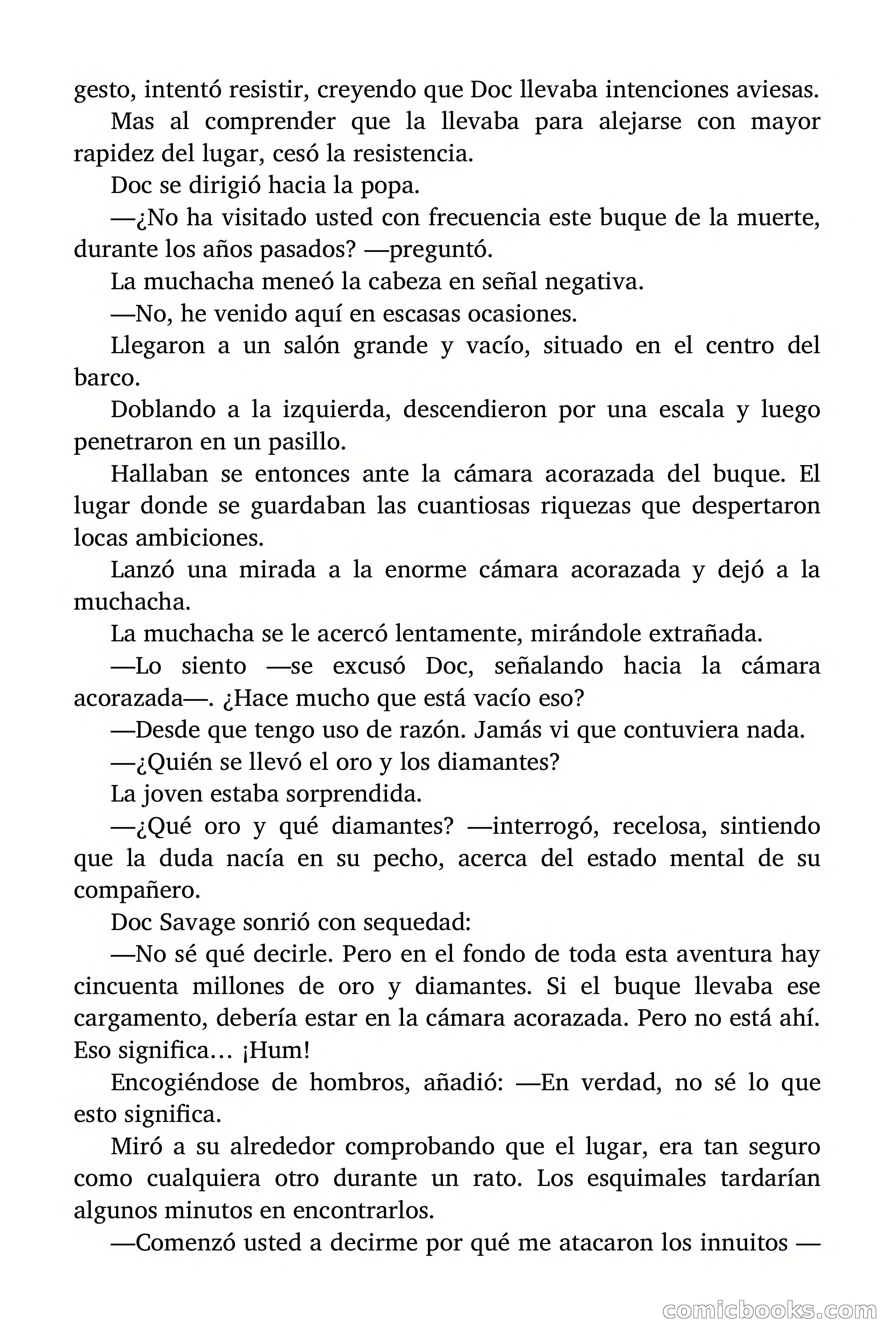 Doc Savage: El tesoro del polo — page 145 of 178