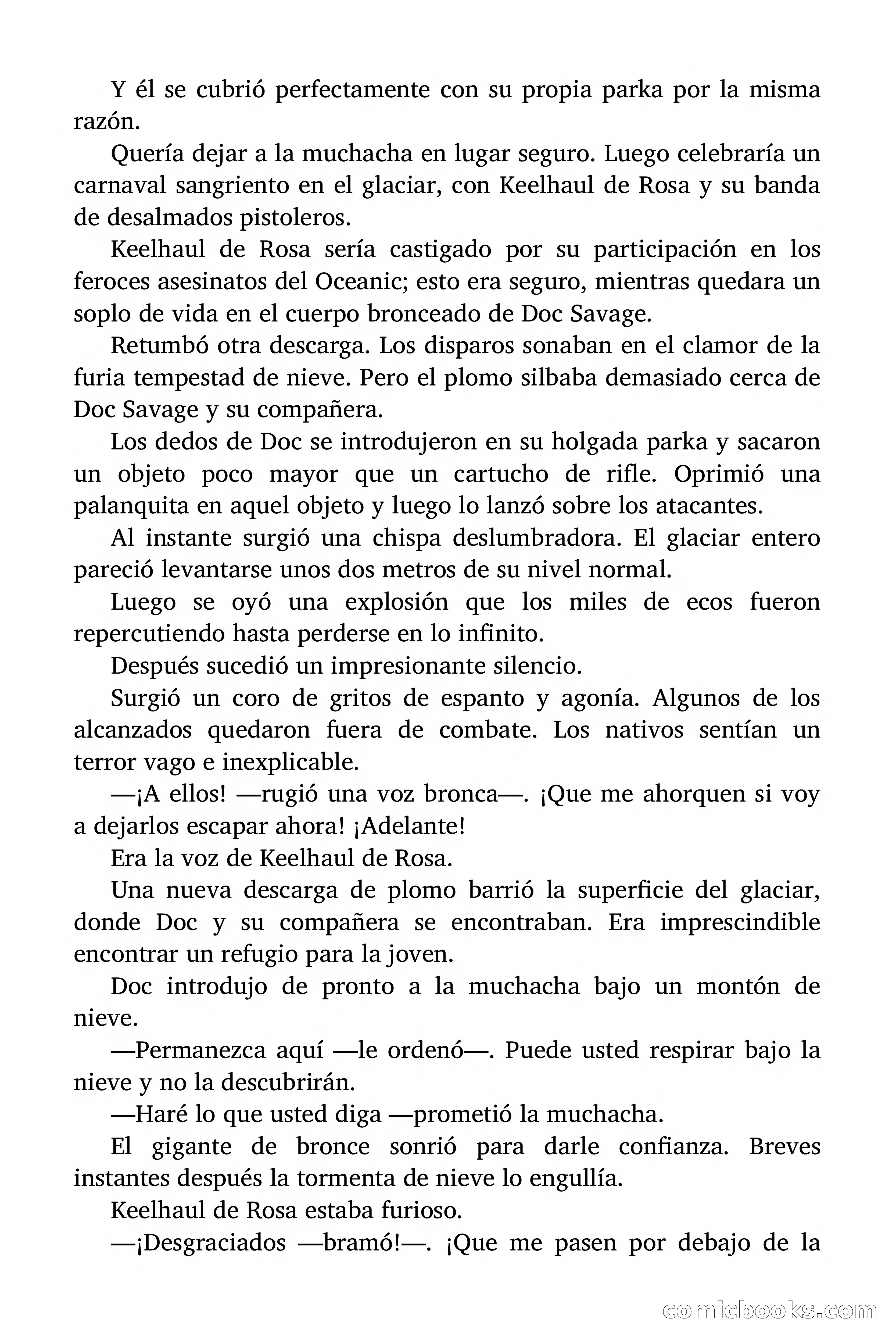 Doc Savage: El tesoro del polo — page 153 of 178